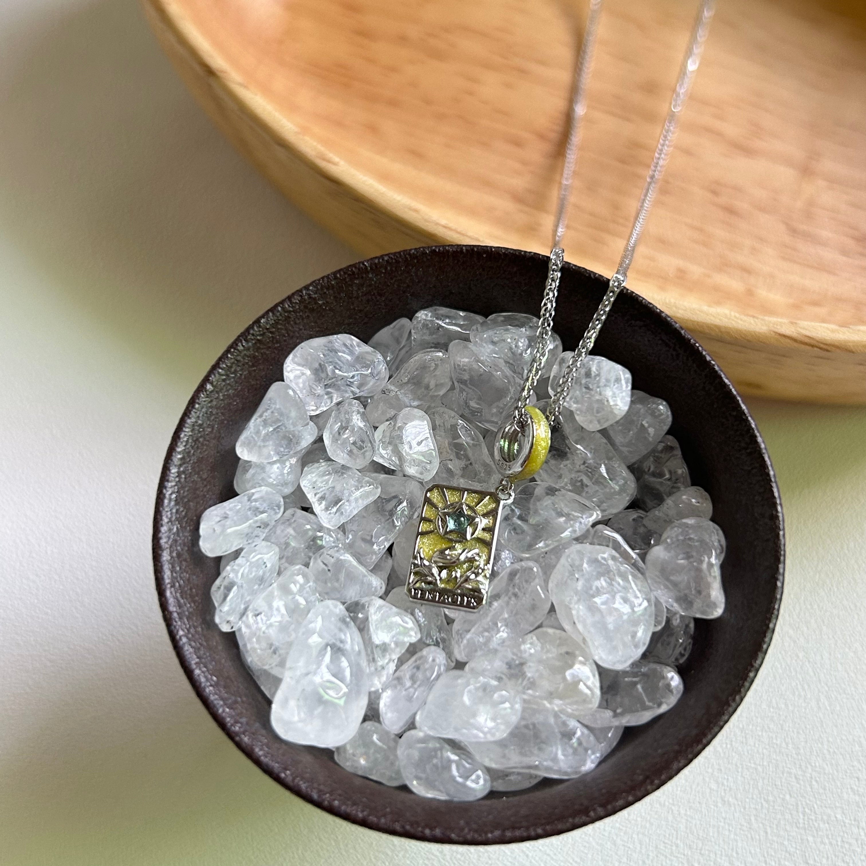 PENTACLES Tarot Card Pendant