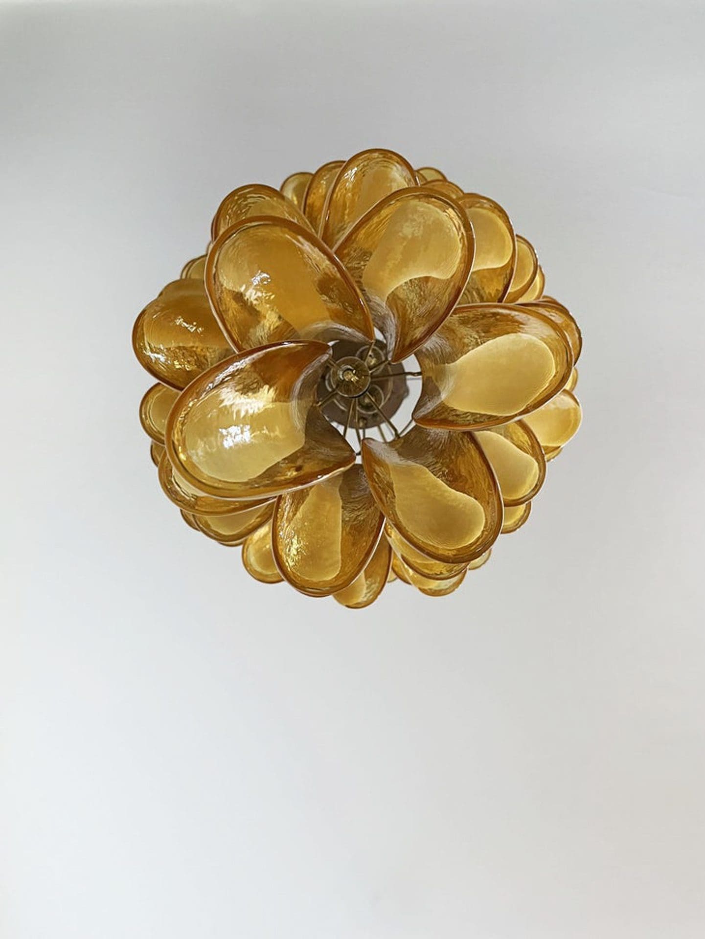 Murano Glass Chandelier – Caramel