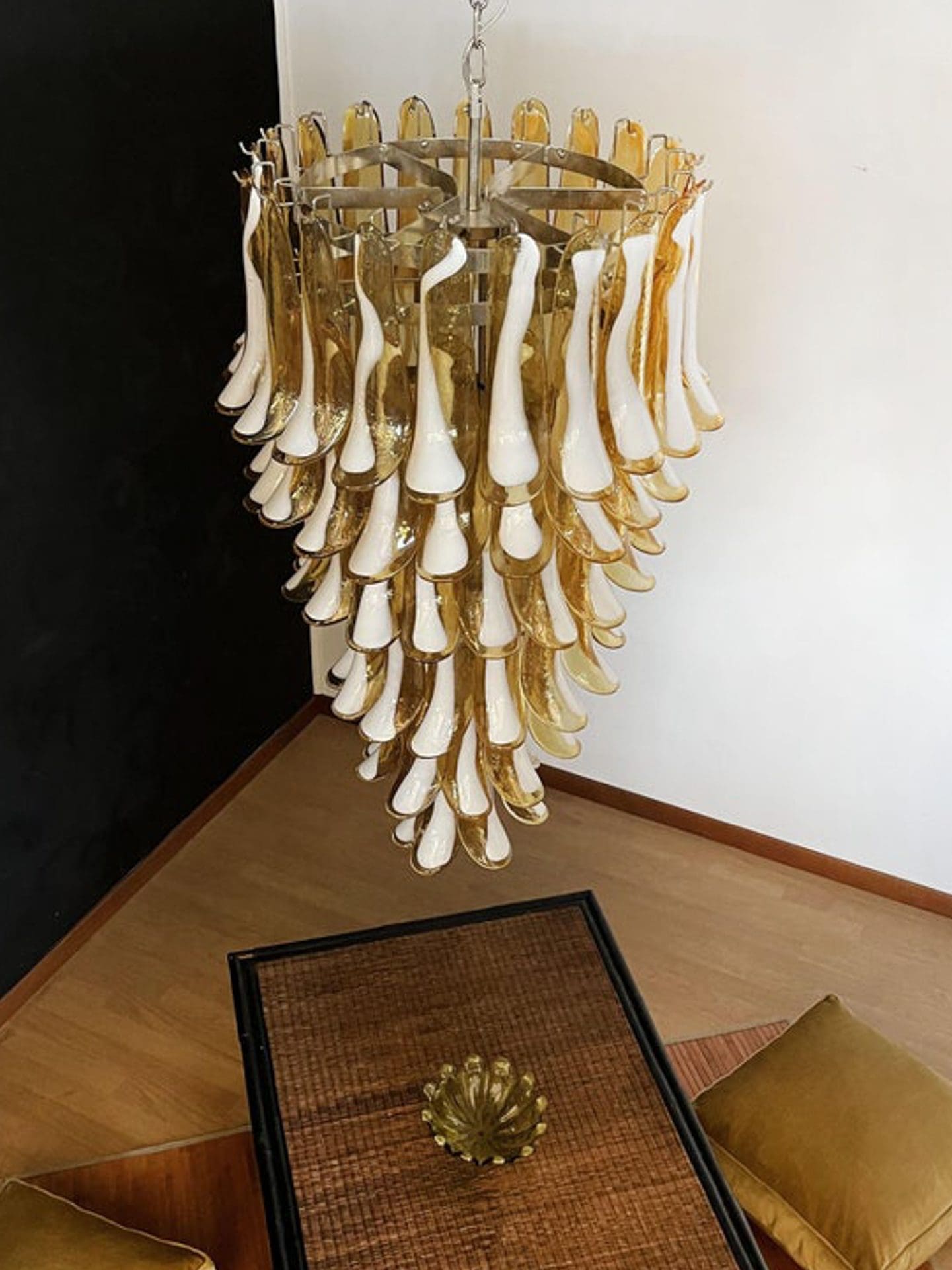 Murano Glass Chandelier – Caramel