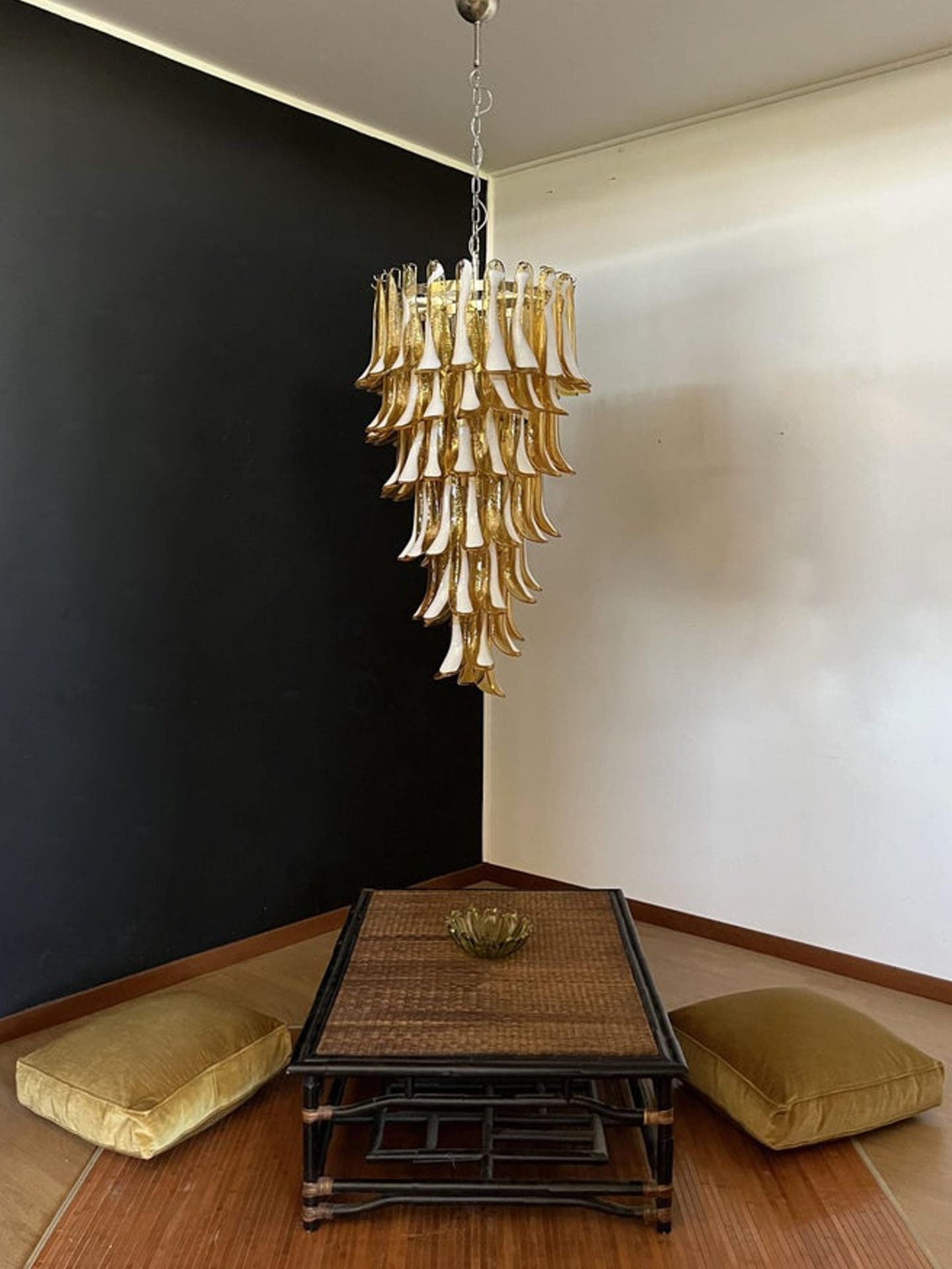 Murano Glass Chandelier – Caramel