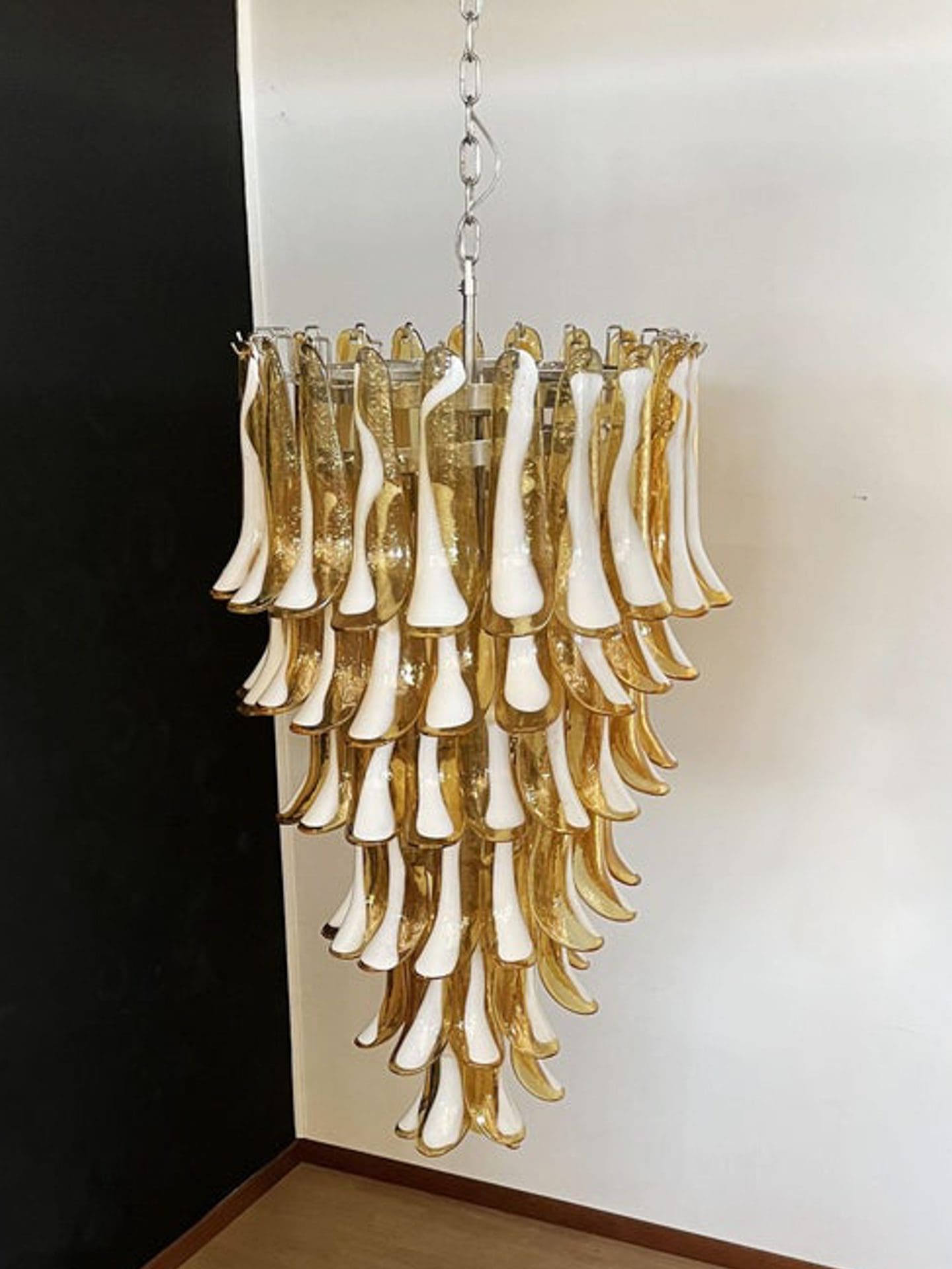 Murano Glass Chandelier – Caramel
