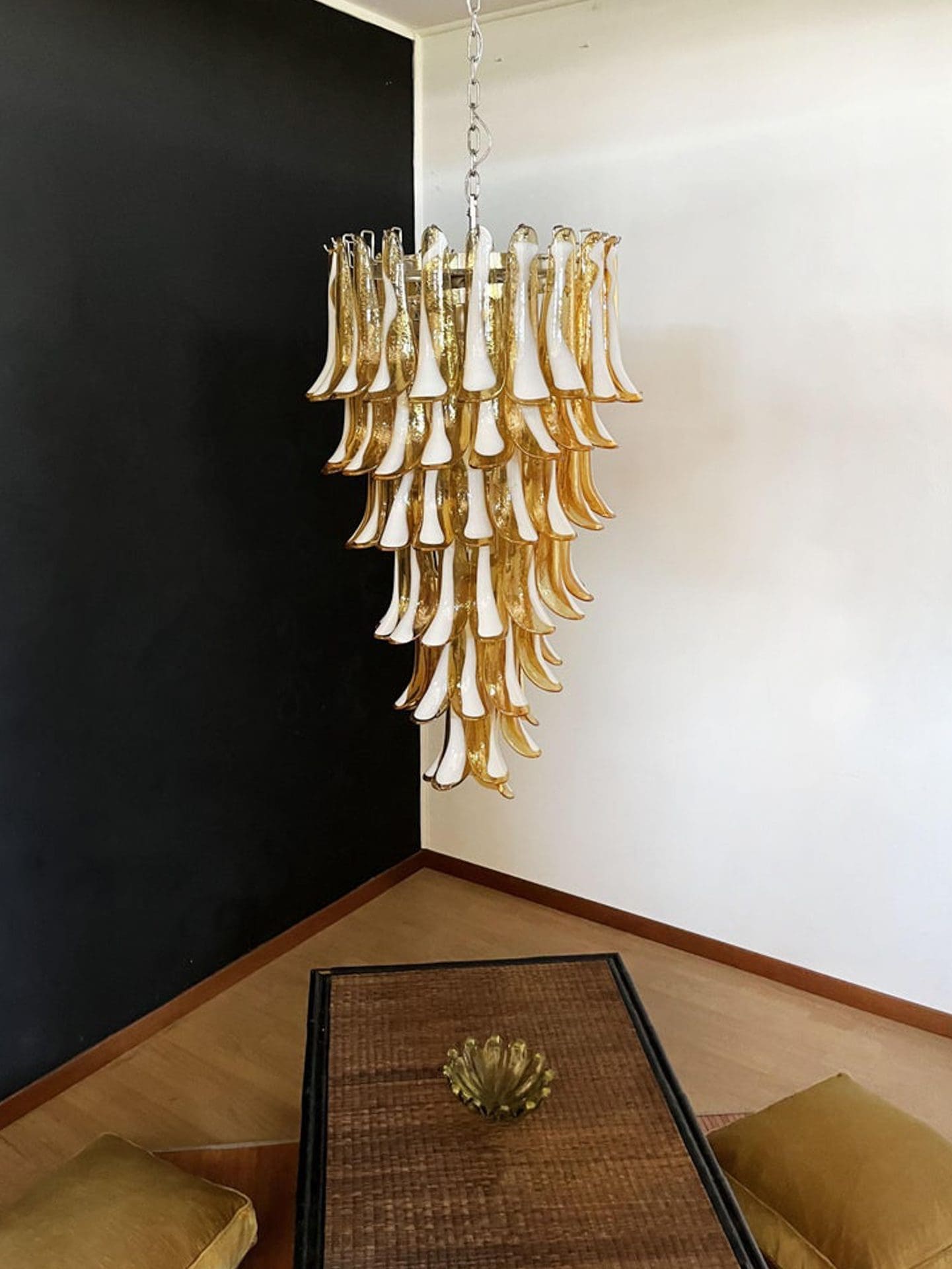 Murano Glass Chandelier – Caramel