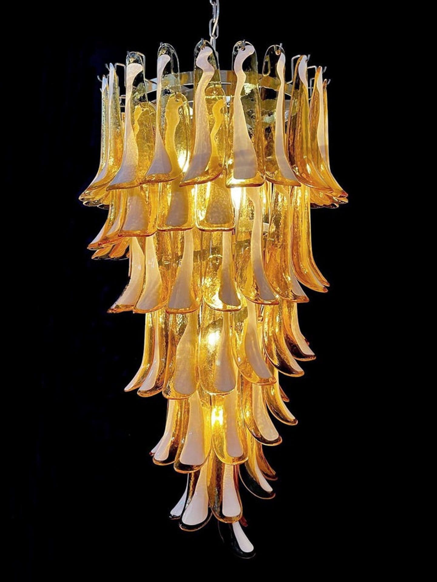 Murano Glass Chandelier – Caramel