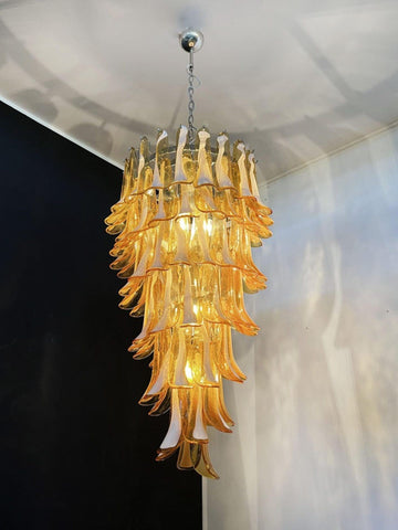Murano Glass Chandelier – Caramel