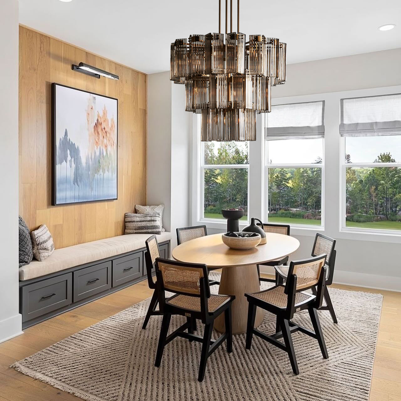 Delsie Round Chandelier 38''48''60''