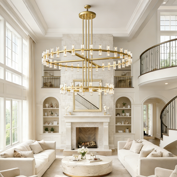 Arcachoe Round Two-tierd Chandelier