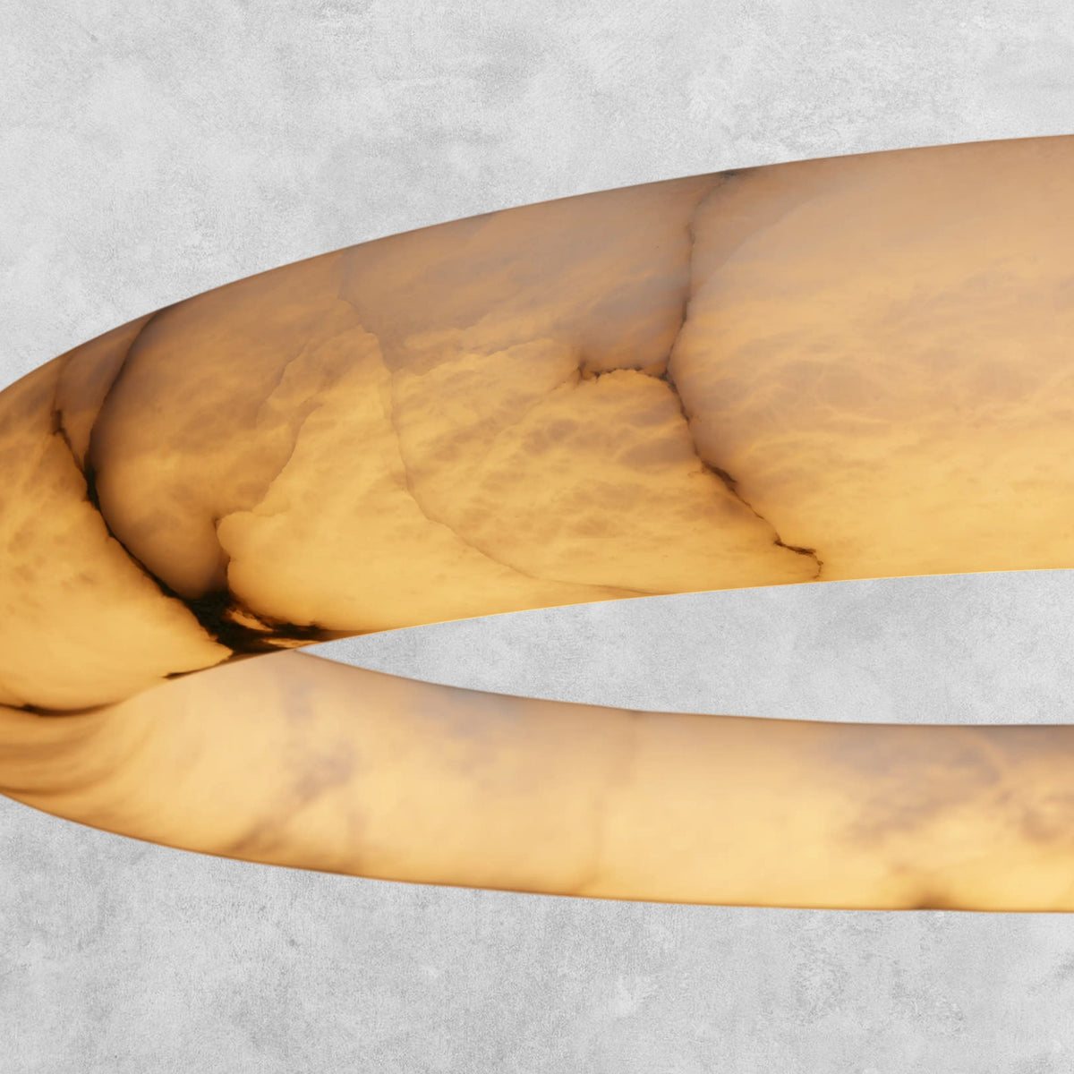 Zephra Halo Alabaster Chandelier