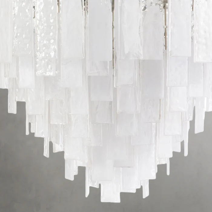 Tidelle Clear Glass Chandelier Large