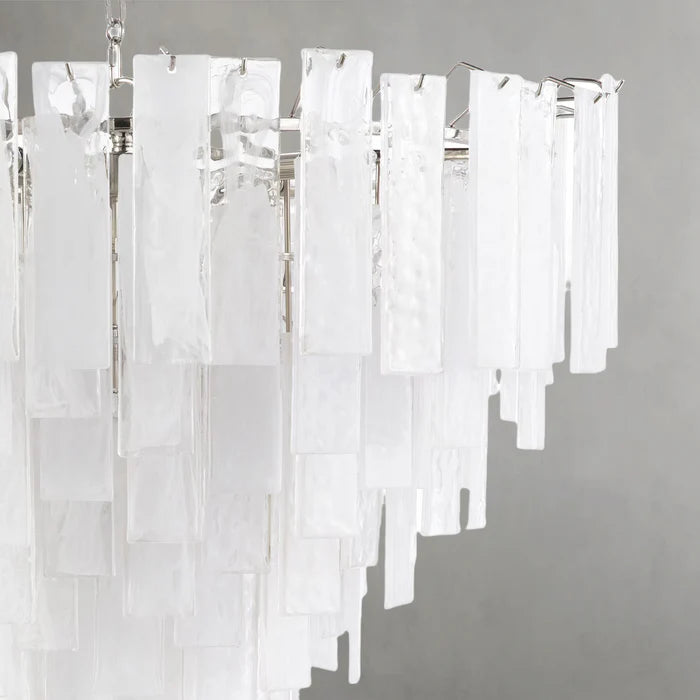 Tidelle Clear Glass Chandelier Large