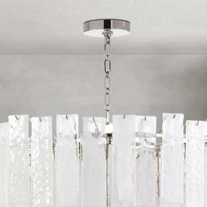 Tidelle Clear Glass Chandelier Large