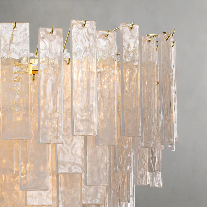 Tidelle Clear Glass Chandelier Large
