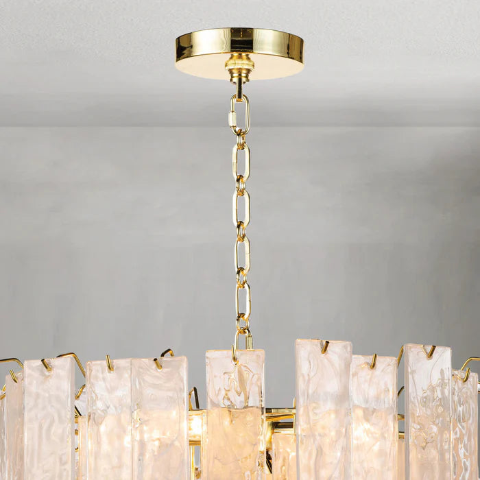 Tidelle Clear Glass Chandelier Small