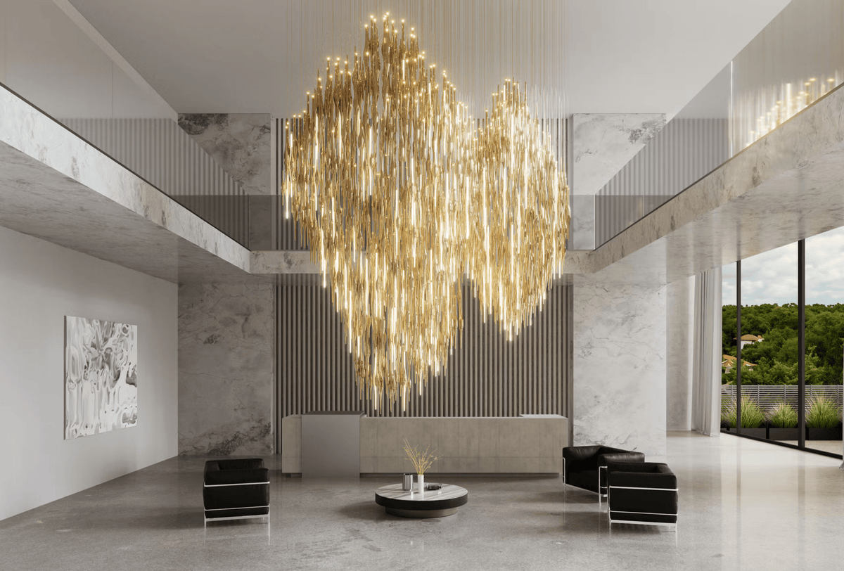 Vitara Glass Drop Customize Chandelier - Trivellolab