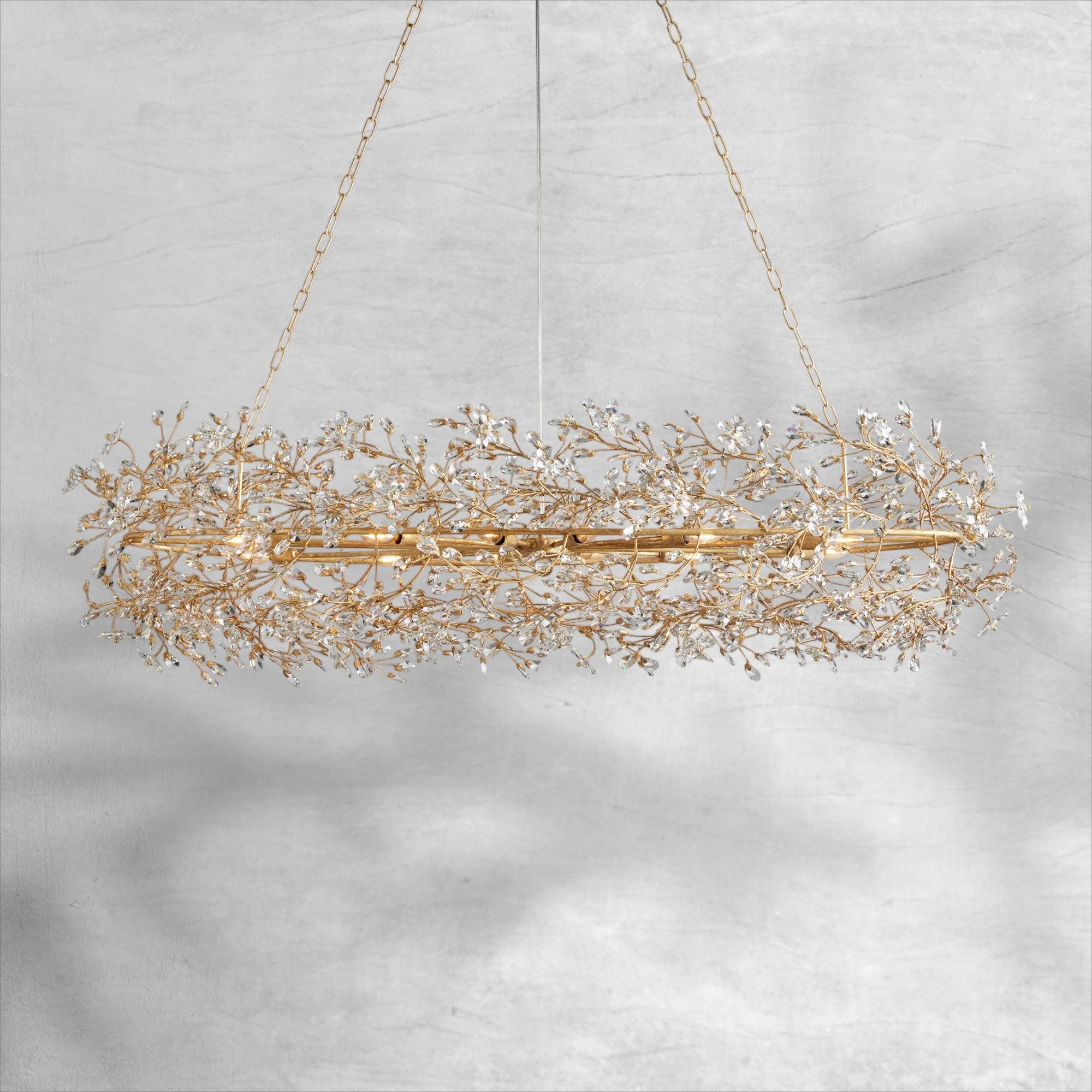 Fiore Oval Chandelier 62''74''