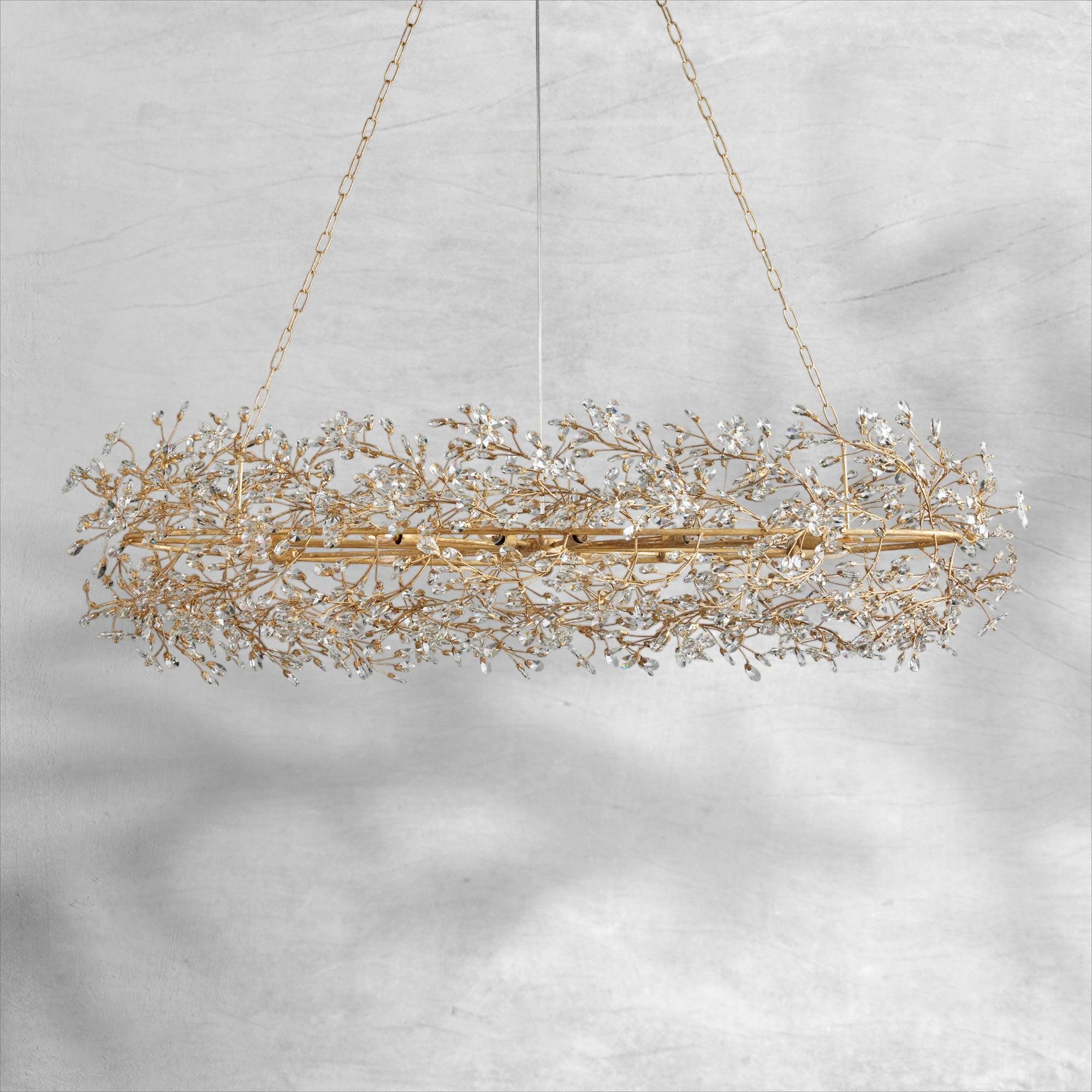 Fiore Oval Chandelier 62''74''