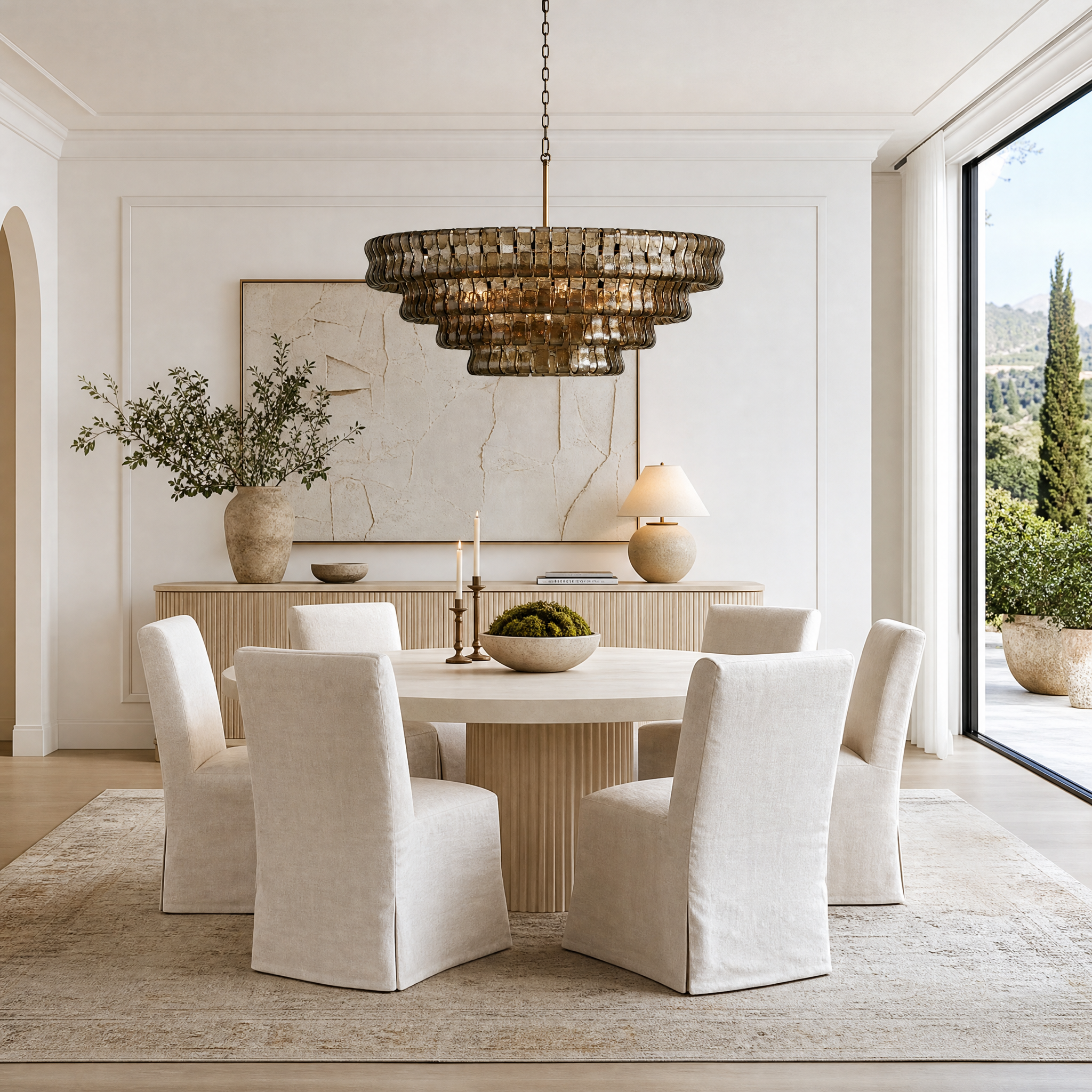 Ghiaccio Round Chandelier
