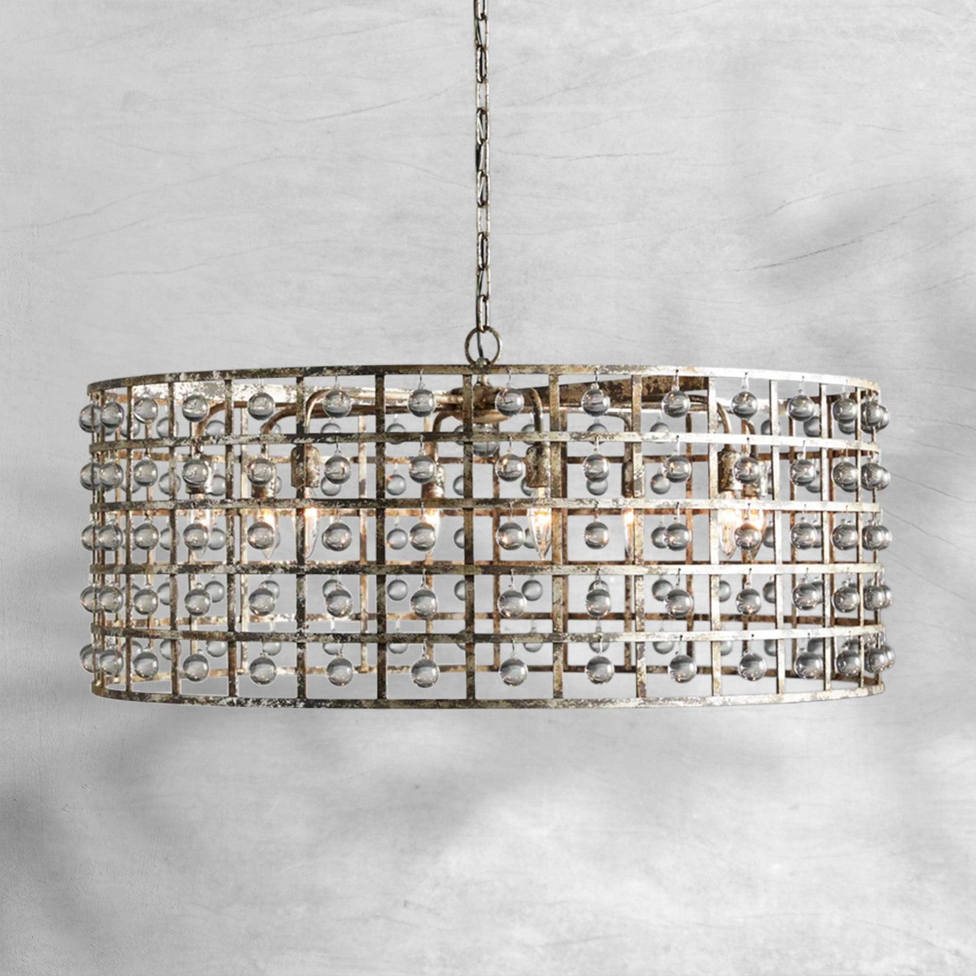 Aubrey Round Chandelier 6/8/12 Light