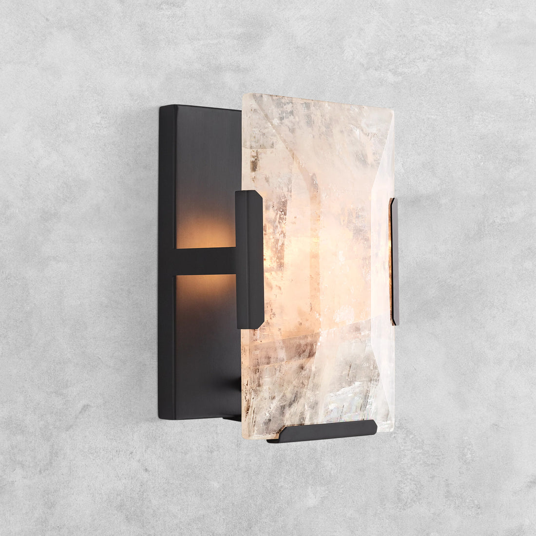 Velora Calcite Short Wall Sconce