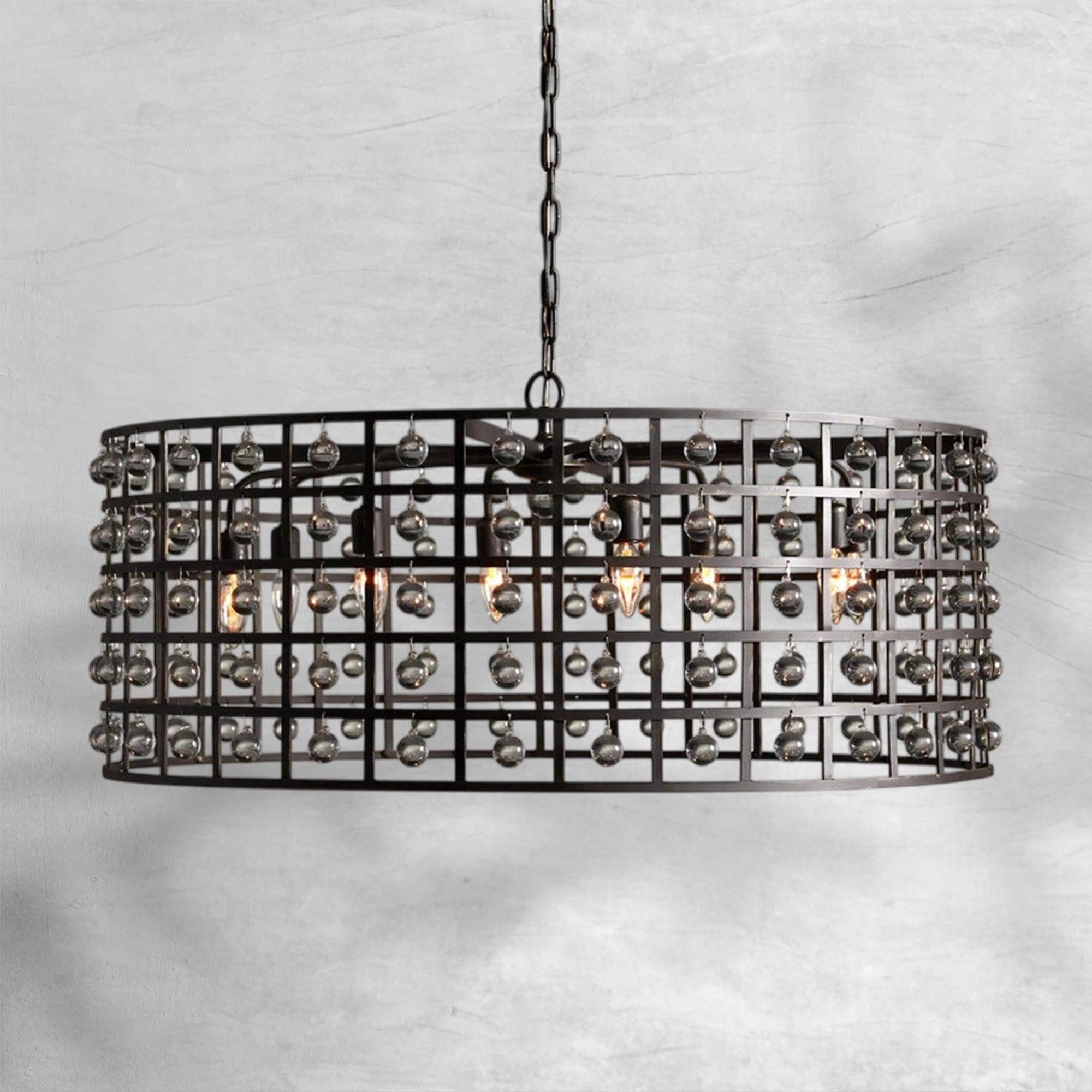 Aubrey Round Chandelier 6/8/12 Light
