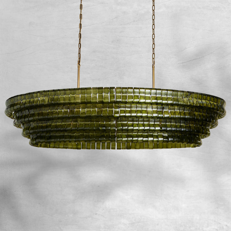 Ghiaccio Oval Chandelier