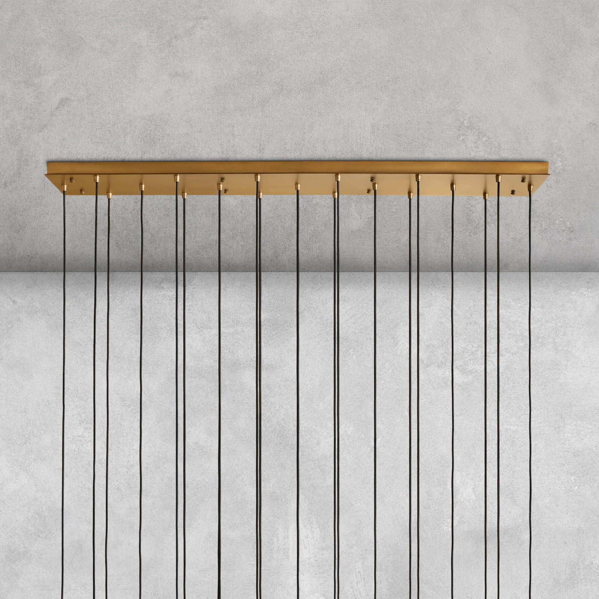 Colleena Linear Hammered Glass Chandelier