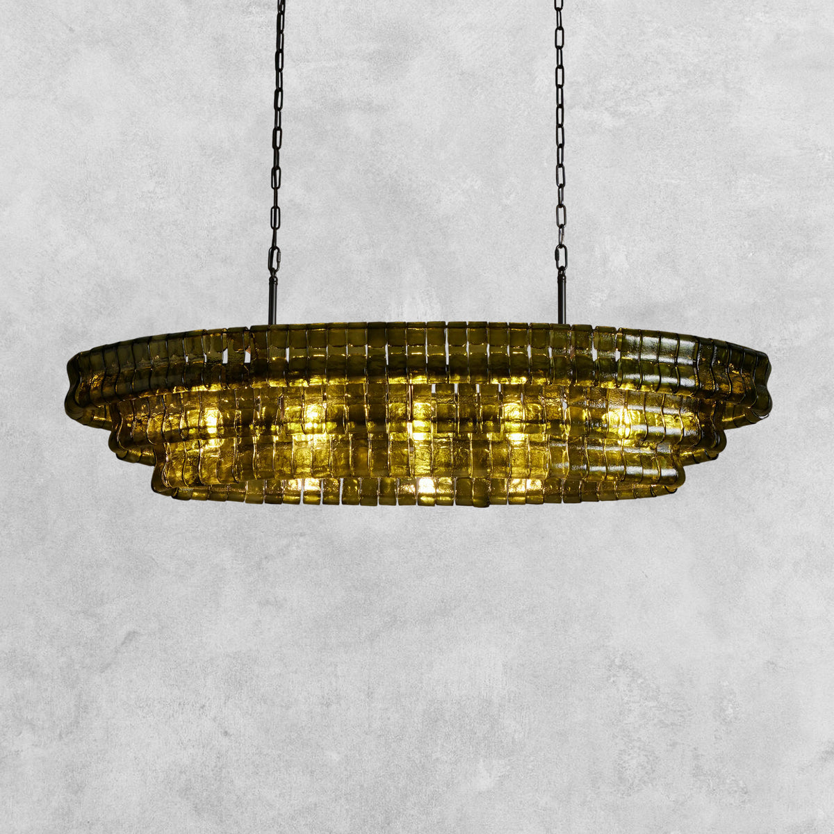 Glacien Oval Chandelier