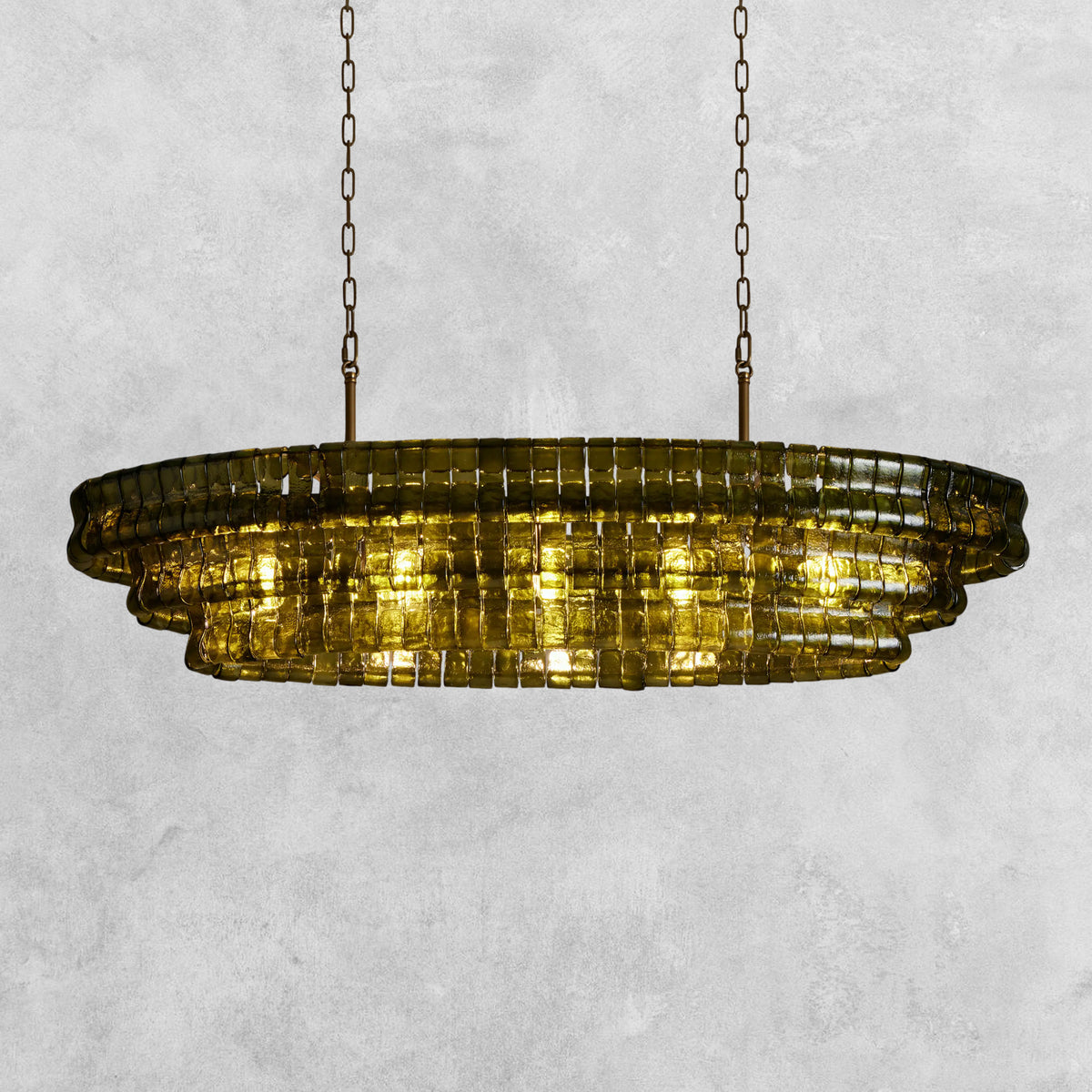 Glacien Oval Chandelier