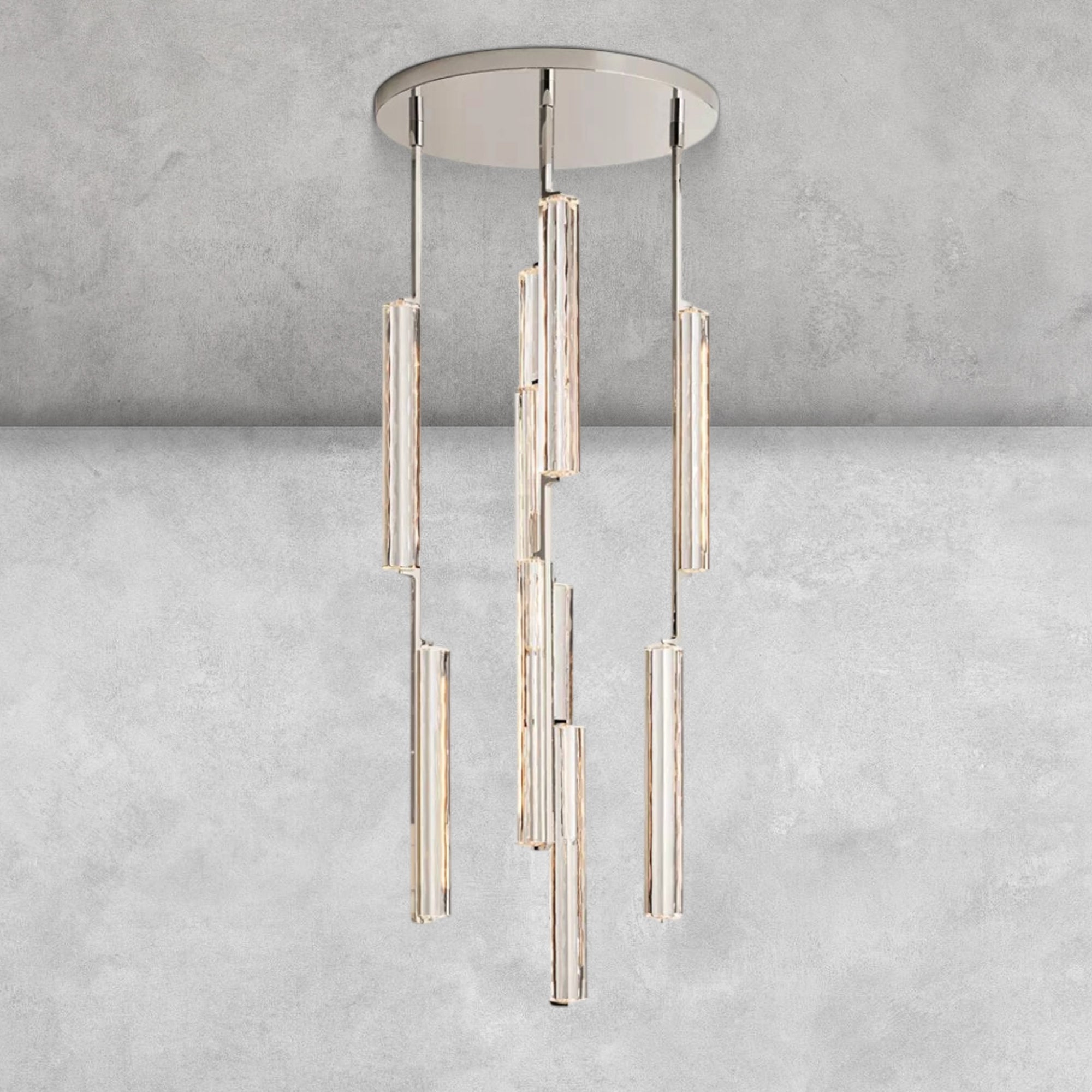 Milano Crystal Round Chandelier 24‘’ 40‘’ 56‘’