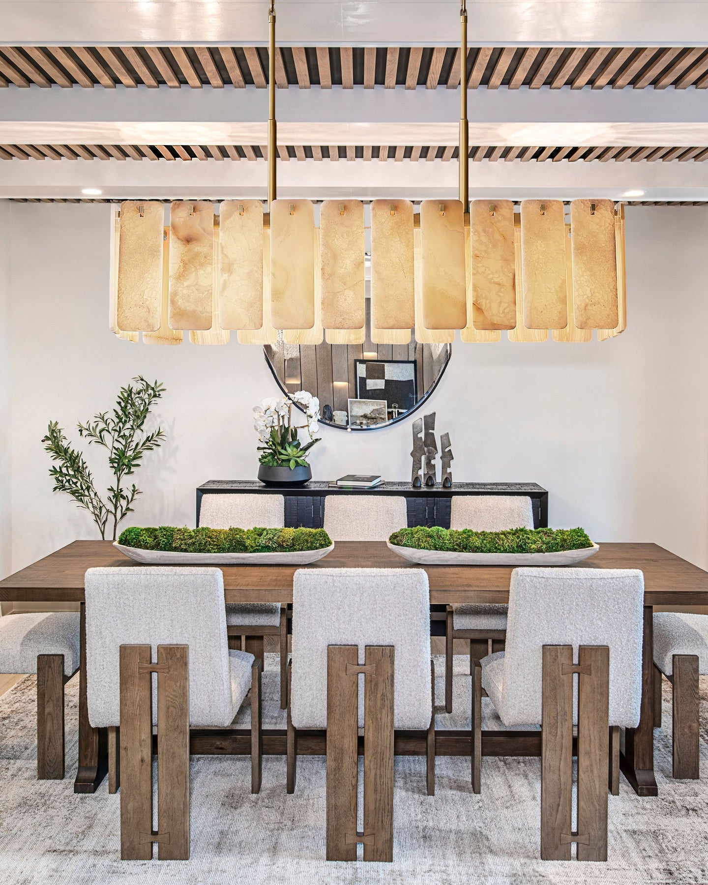 Calametta Onyx Rectangular Chandelier