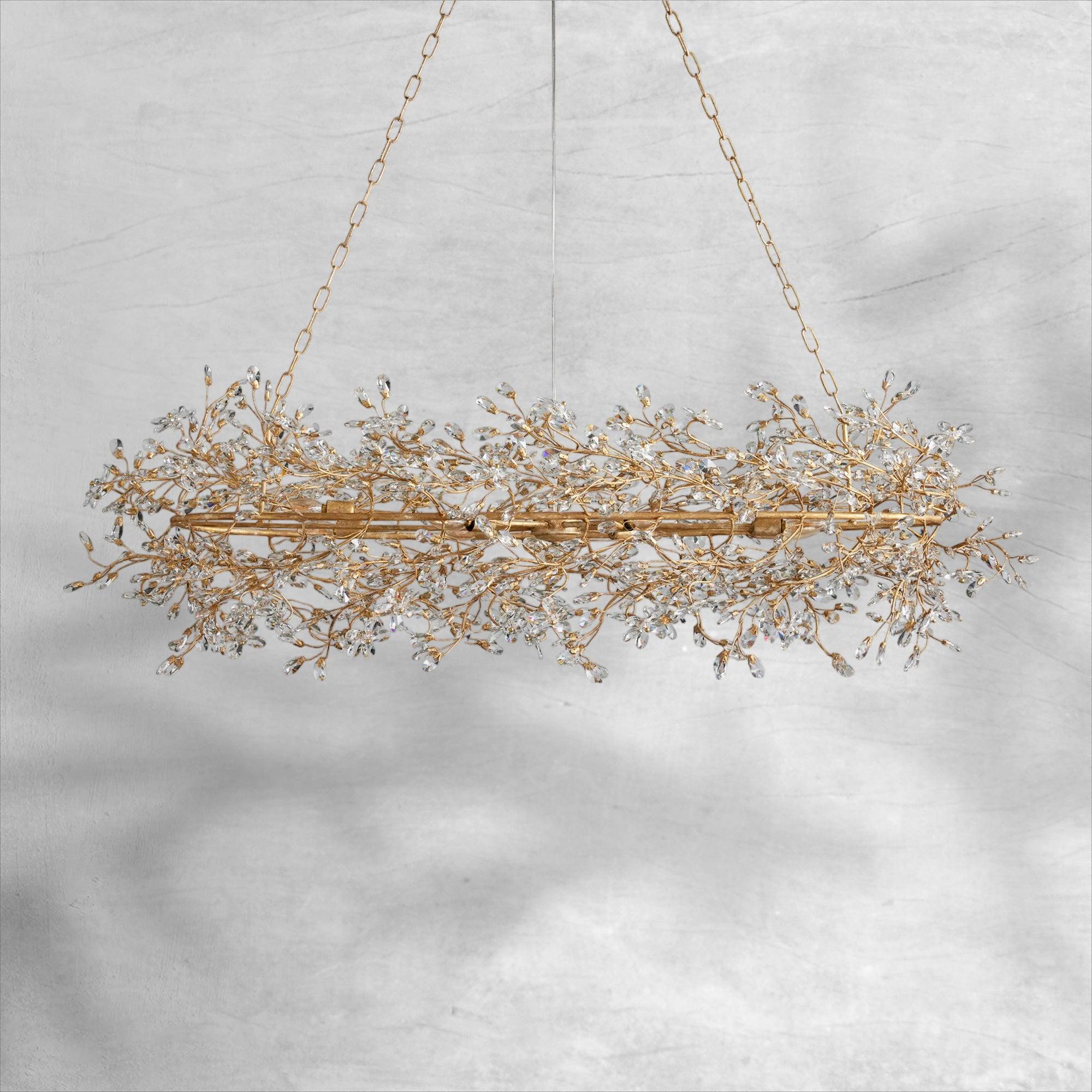 Fiore Oval Chandelier 62''74''