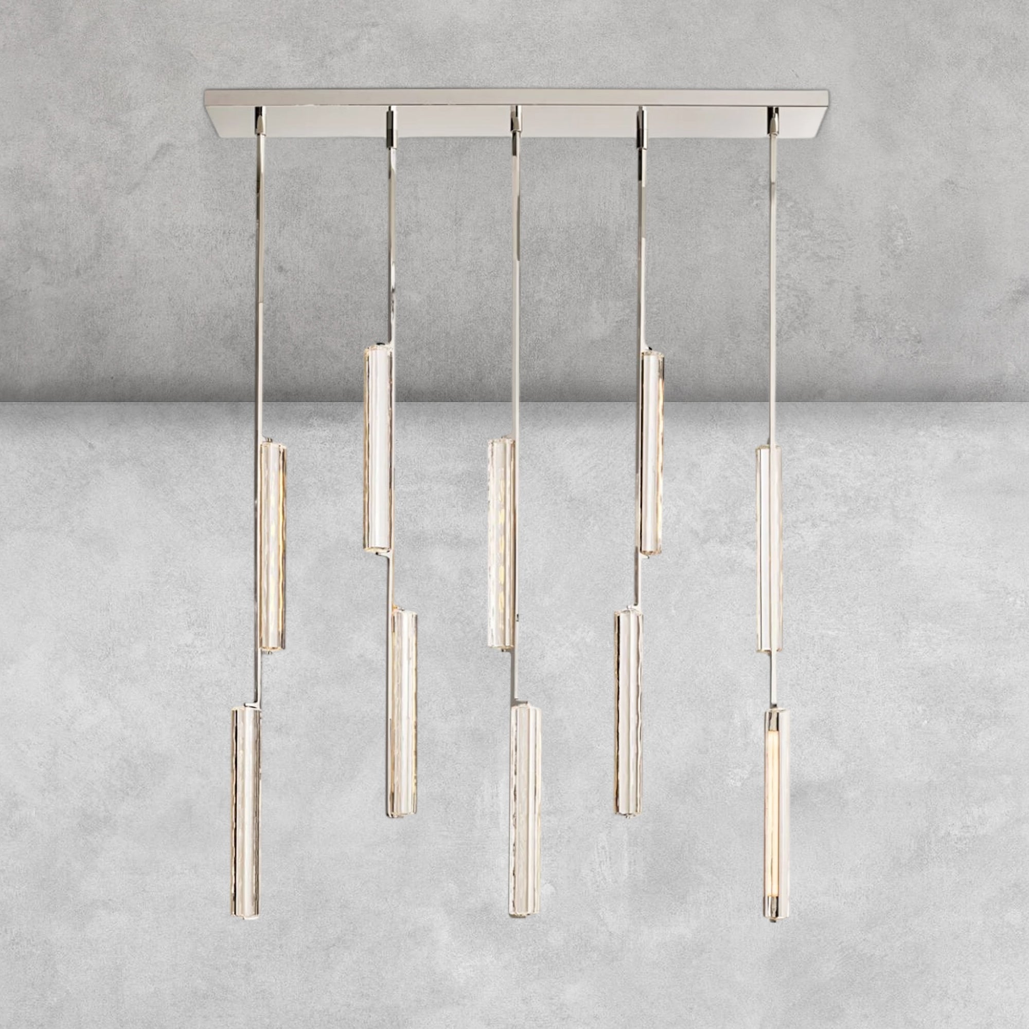 Milano Crystal Linear Chandelier 54‘’