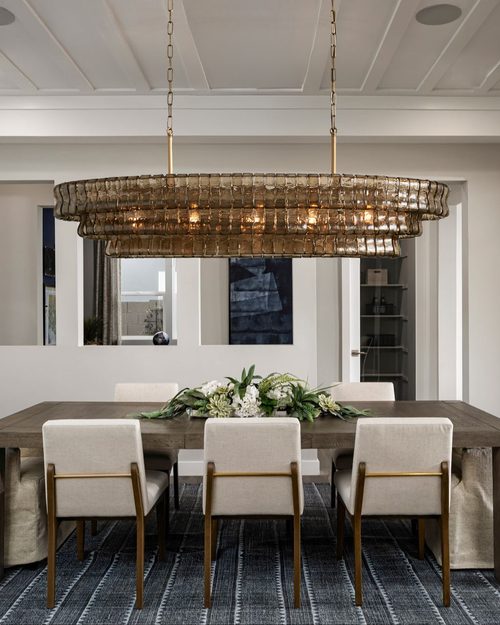 Ghiaccio Oval Chandelier
