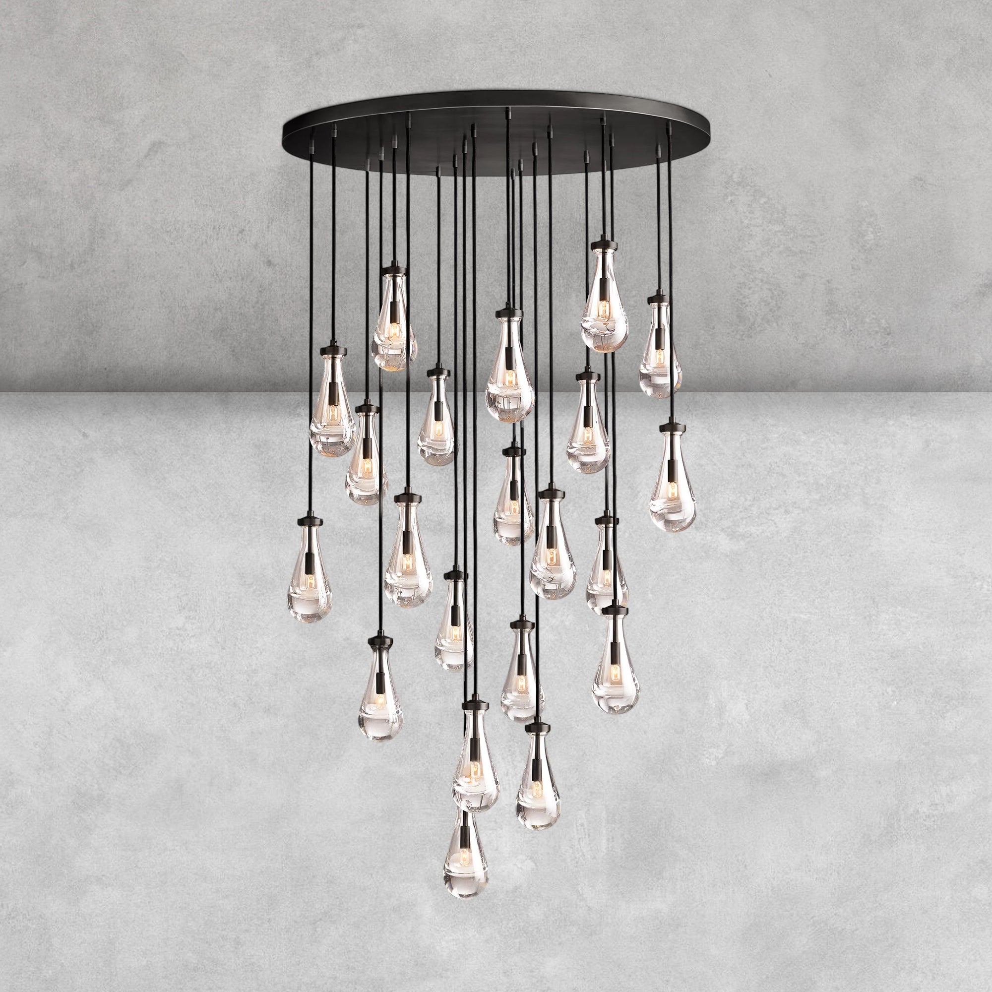Raindrop Round Chandelier