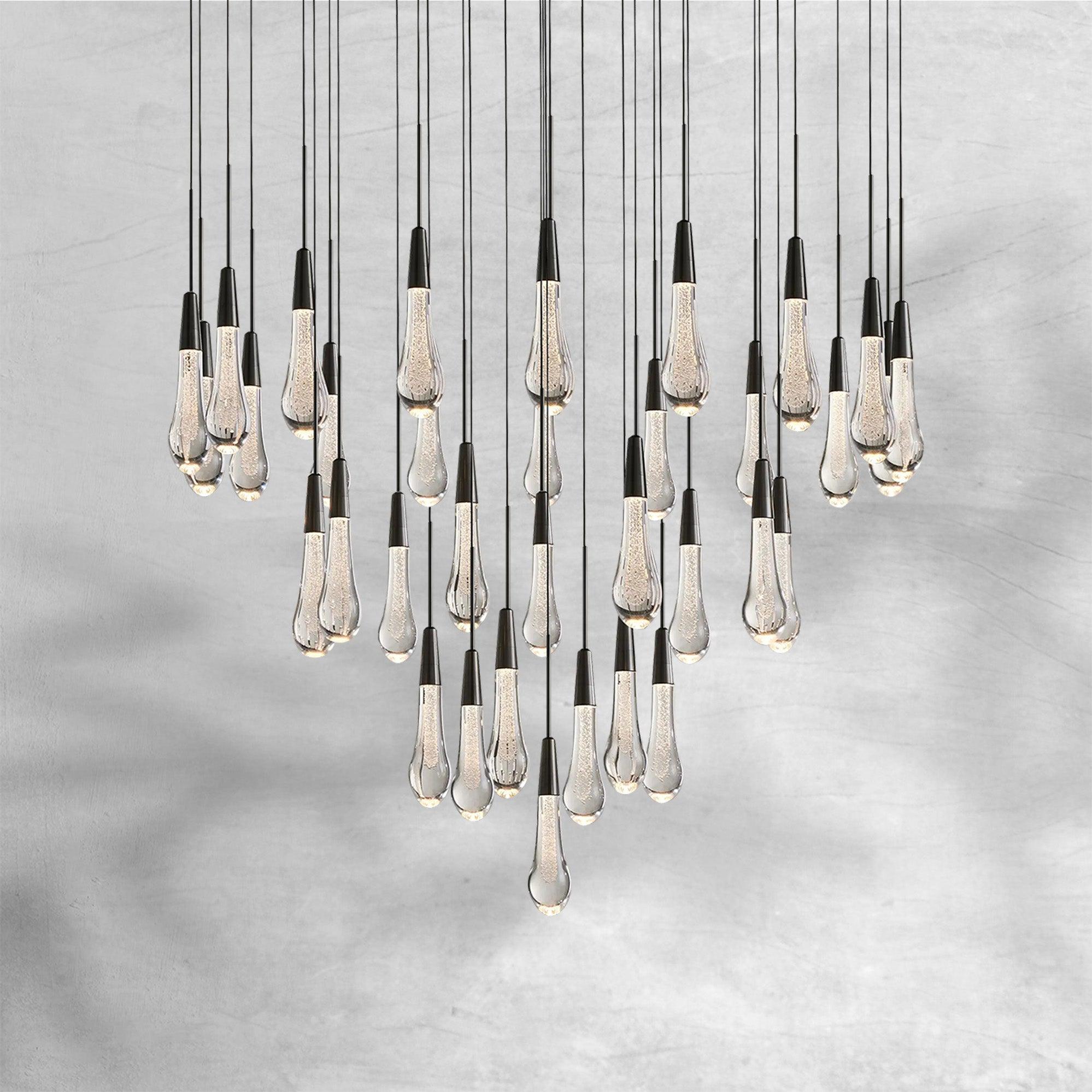 Soltaire Round Chandelier 17" 24" 36“ 48''58“