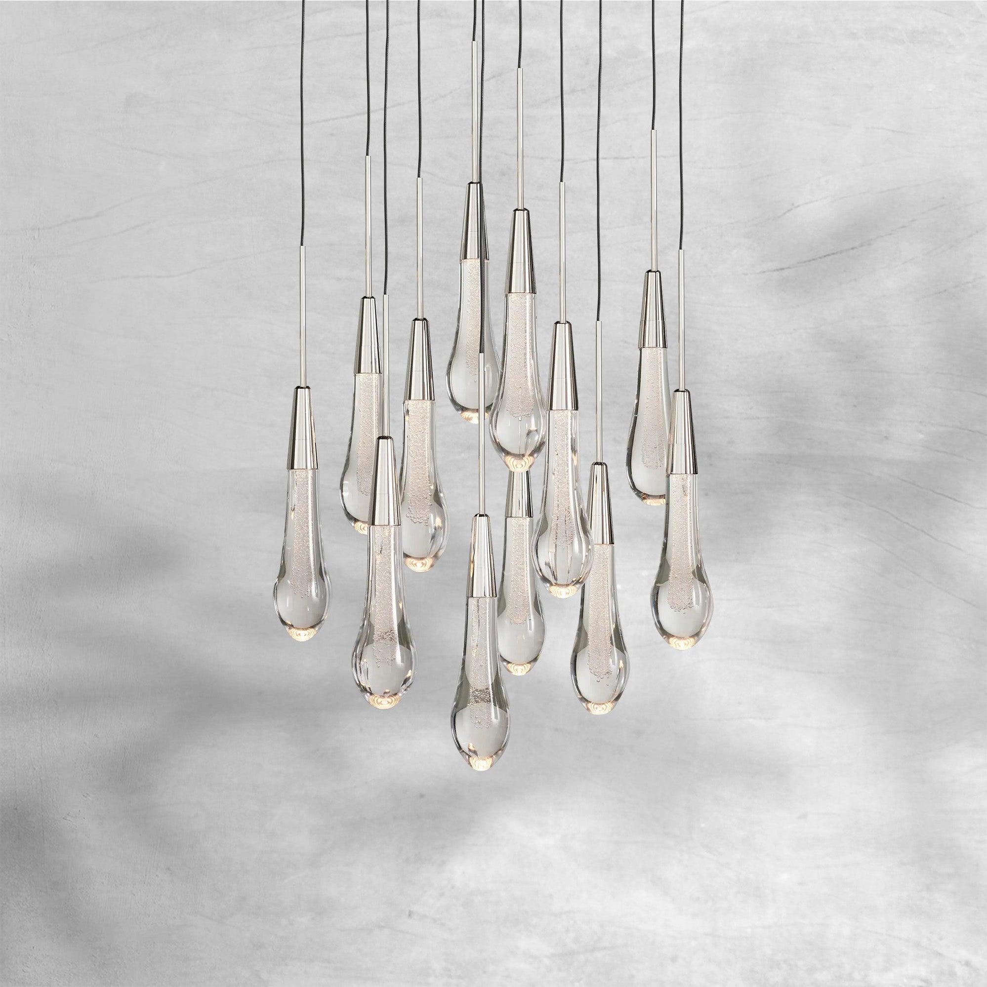 Soltaire Round Chandelier 17" 24" 36“ 48''58“