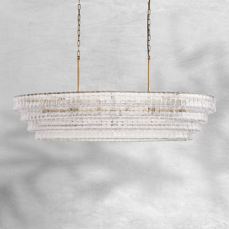 Ghiaccio Oval Chandelier