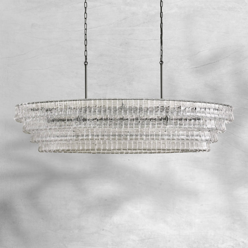 Ghiaccio Oval Chandelier