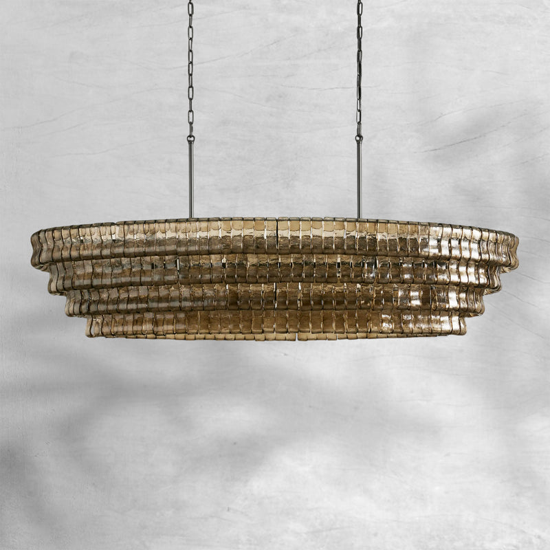 Ghiaccio Oval Chandelier