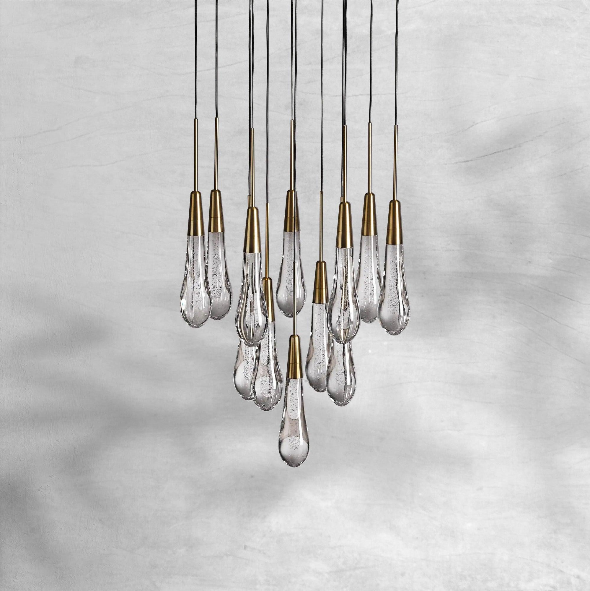 Soltaire Round Chandelier 17" 24" 36“ 48''58“