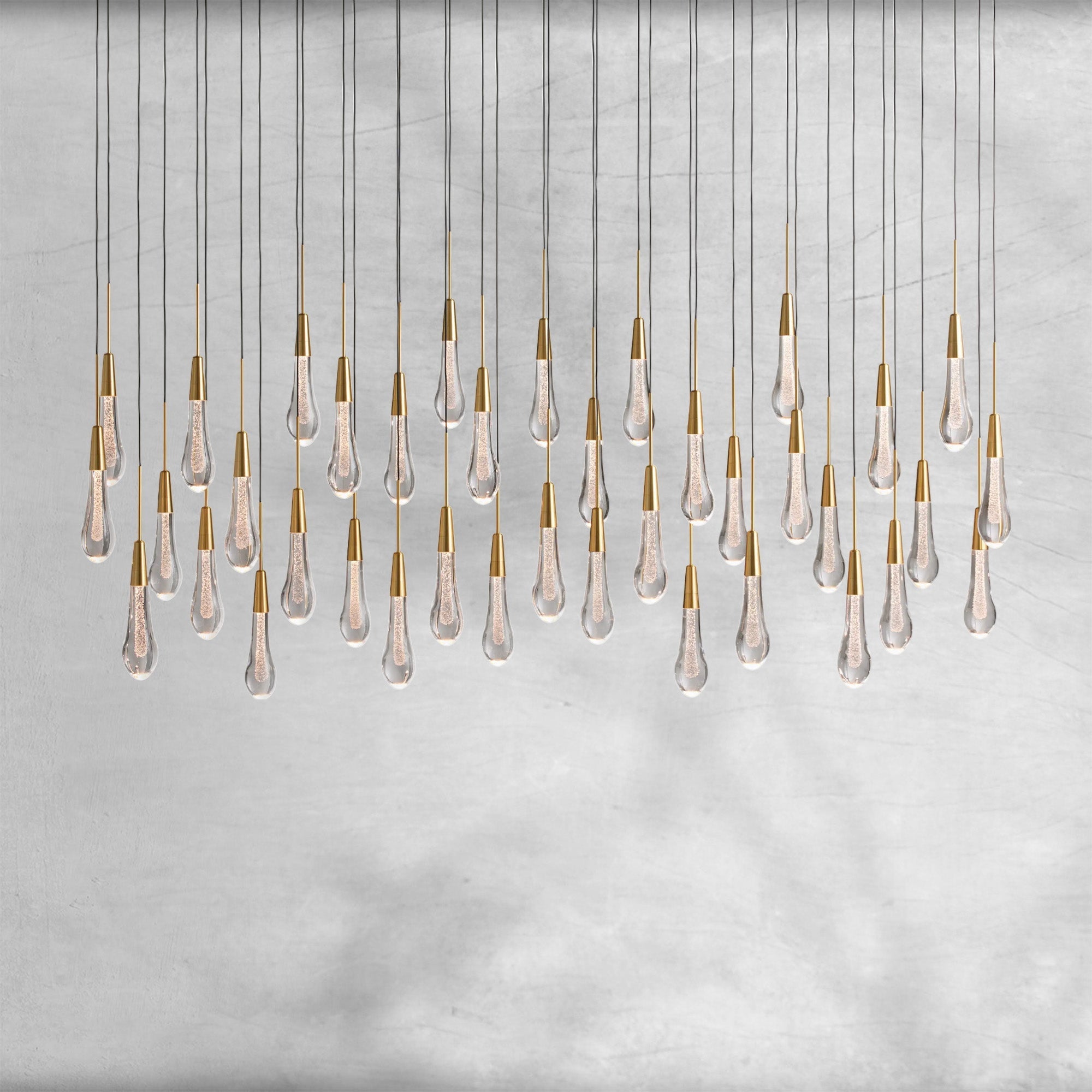 Soltaire Linear Chandelier 37"50"70"87"120"