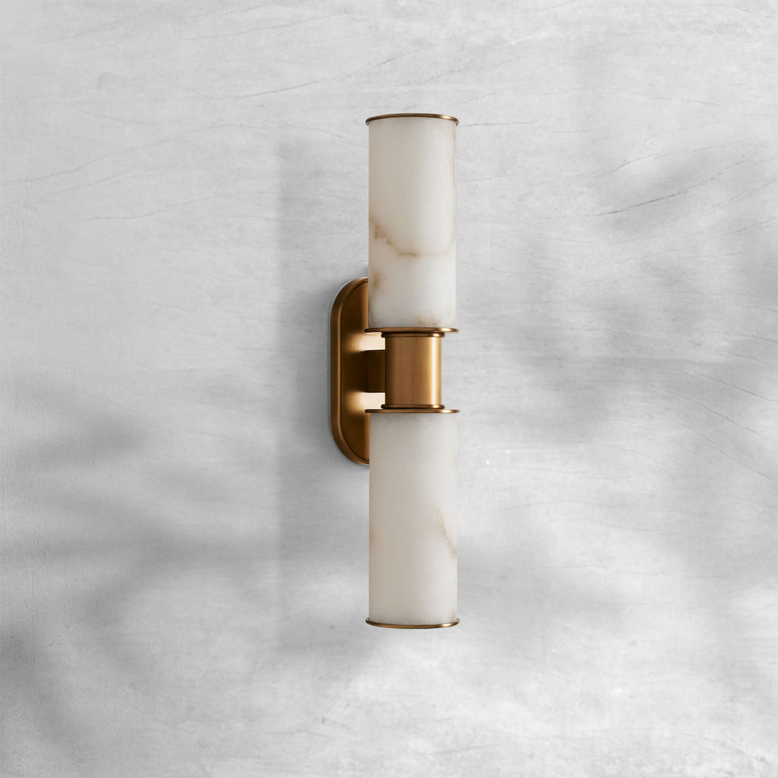 Harlin Alabaster 2-Light Wall Sconce