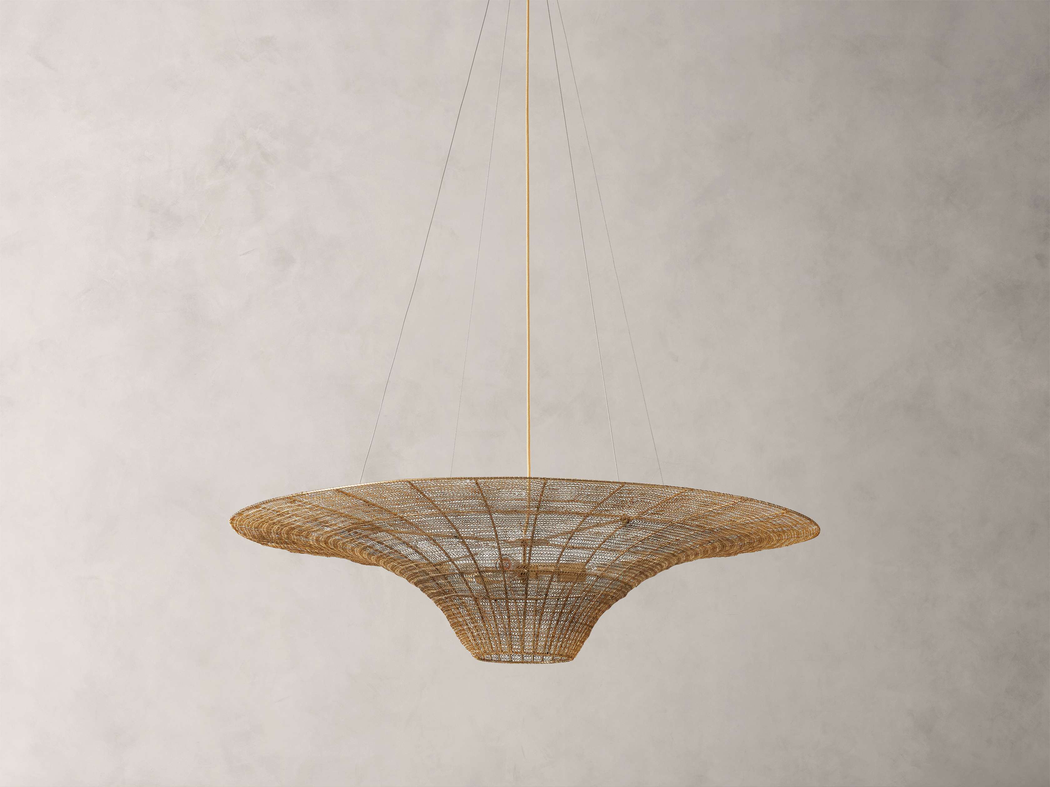 Mirza Caping Chandelier 48''D
