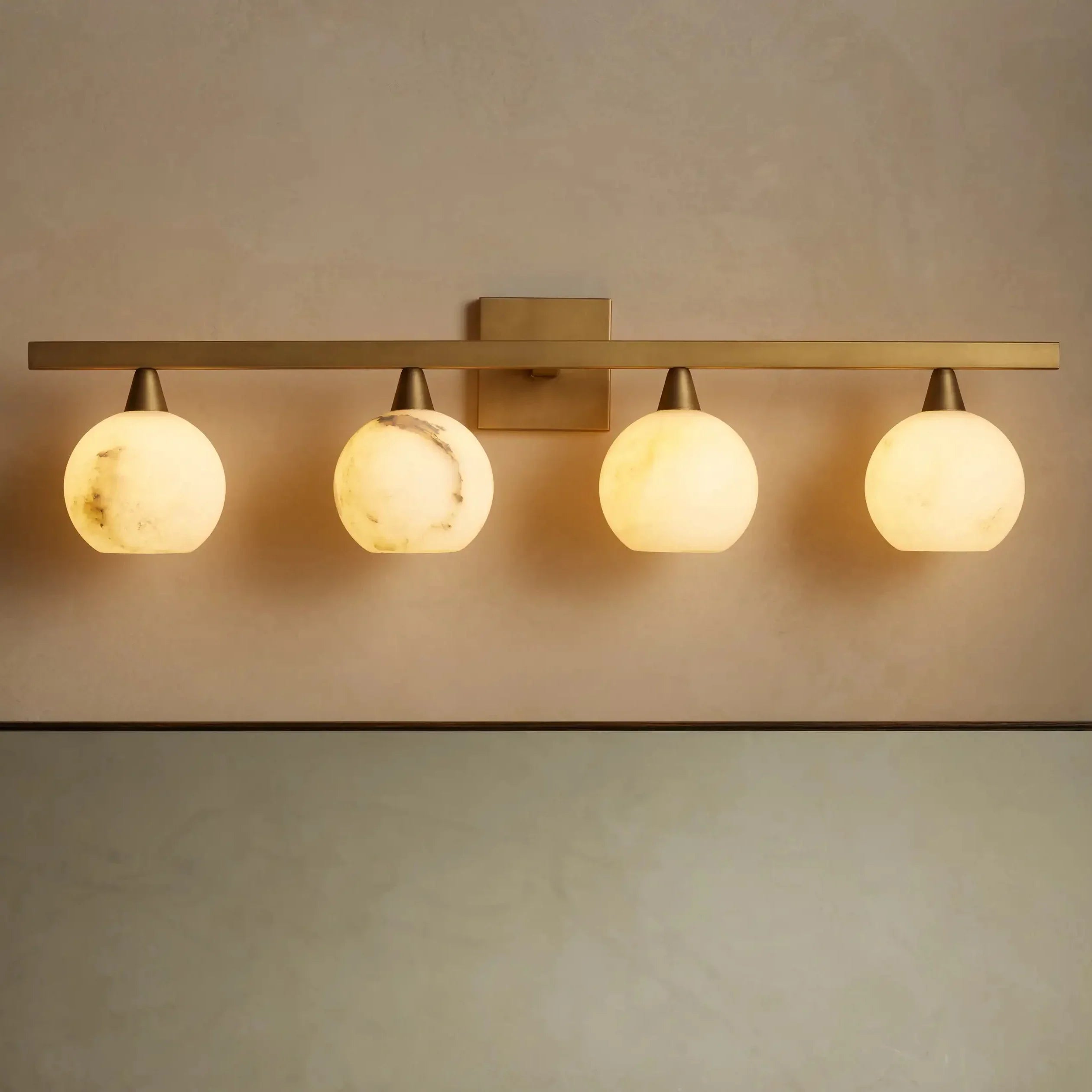 Arica Alabaster Sconce 4 Light