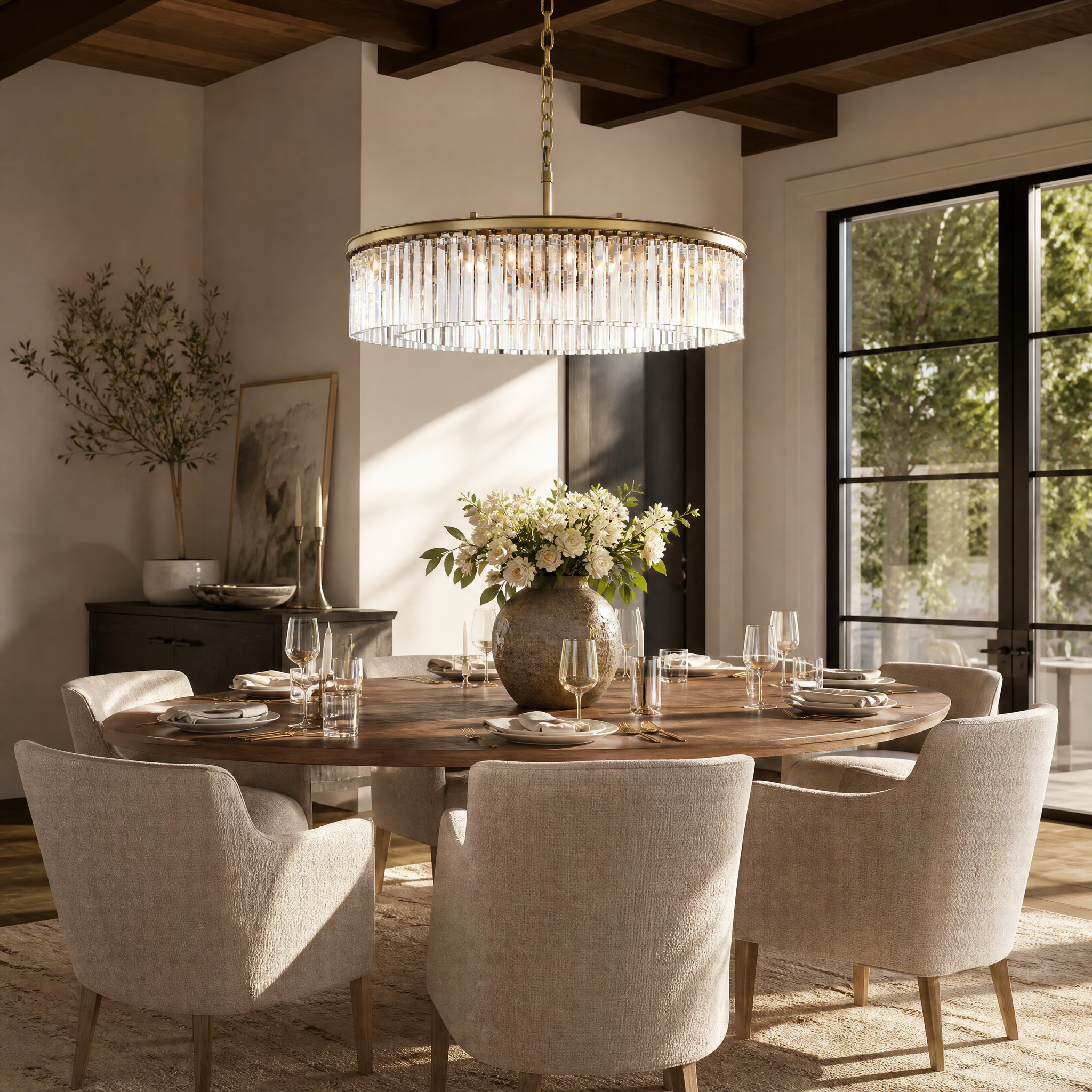 Astoria Round Chandelier 32'' 43''