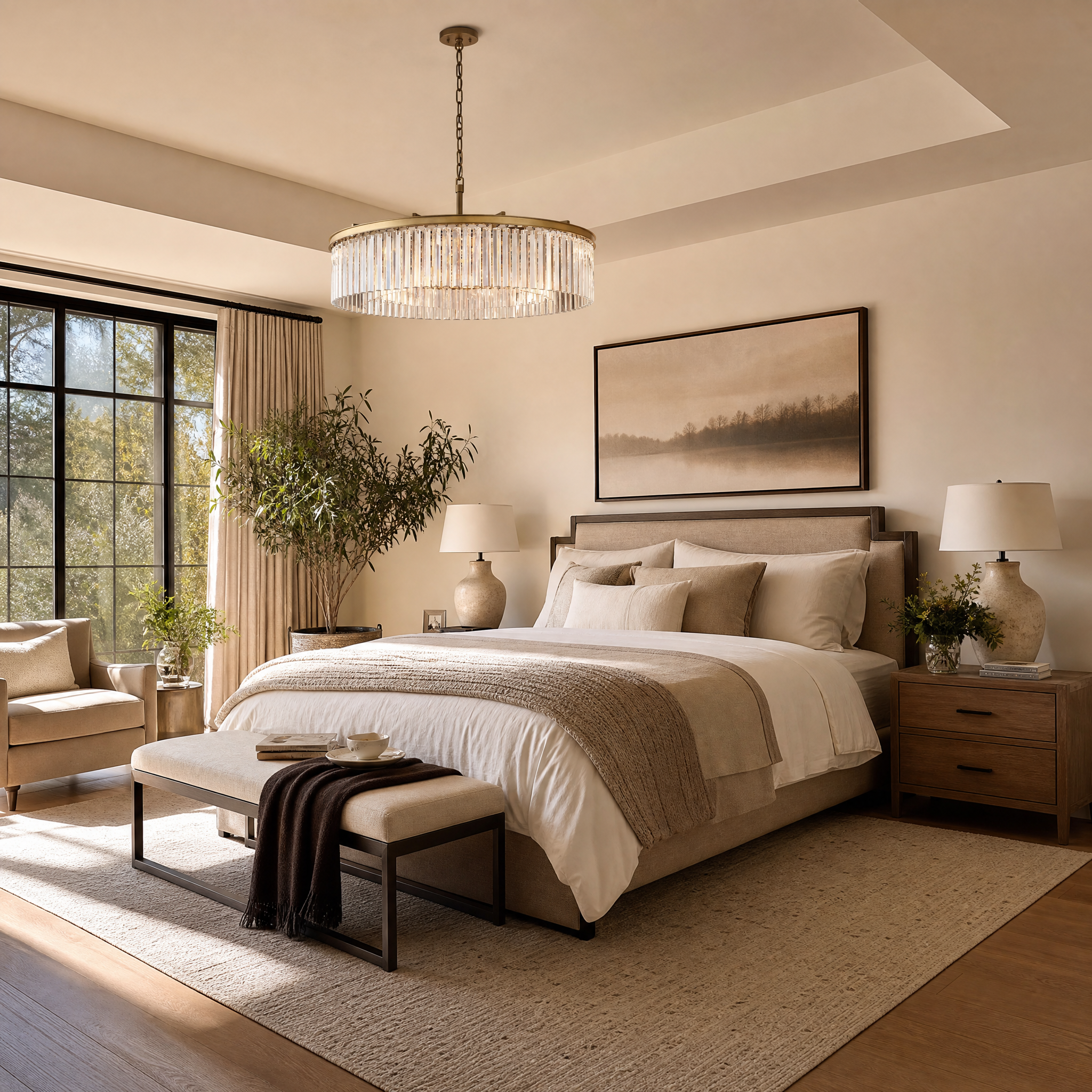 Astoria Round Chandelier 32'' 43''