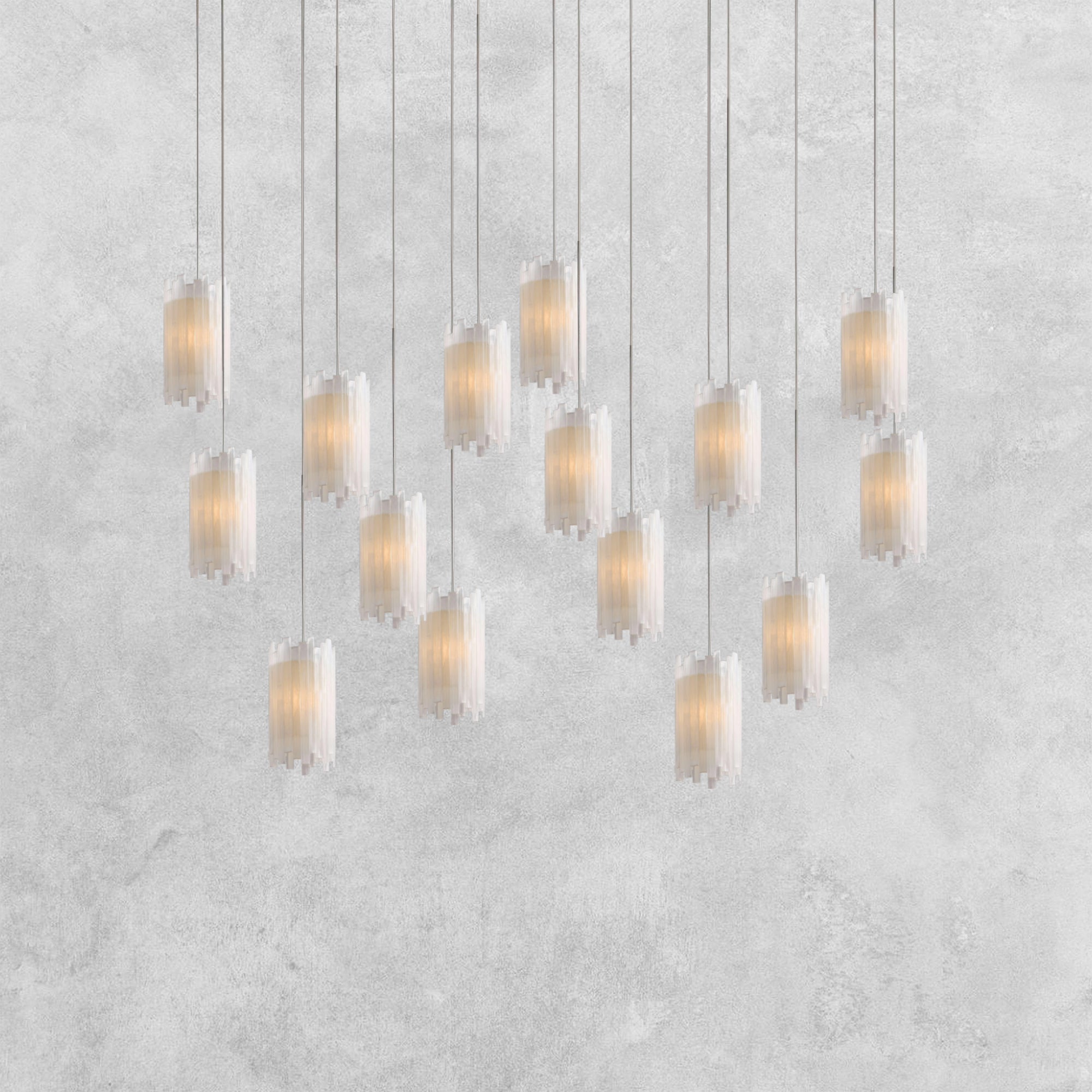 Gianna Rectangular Chandelier 15/30 Light