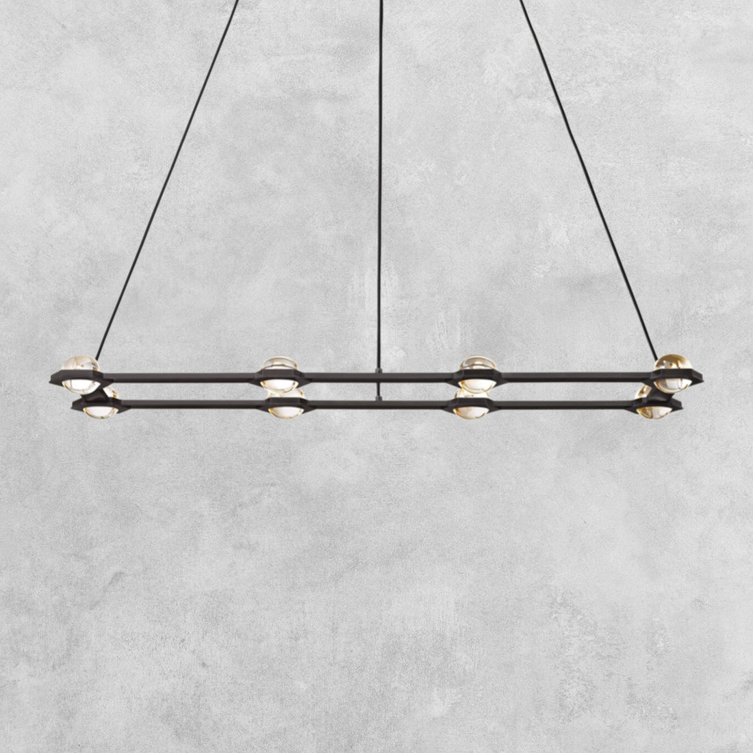 Planet Rectangular Chandelier 54" 72"