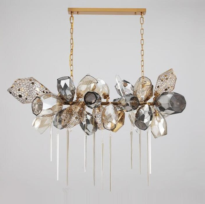 Modern Wine Glass Shape Chandelier Italian Light Luxury Light Fixture for Dining Room/Living Room