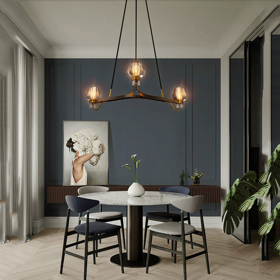 Letitia Crystal Chandelier 3 Light