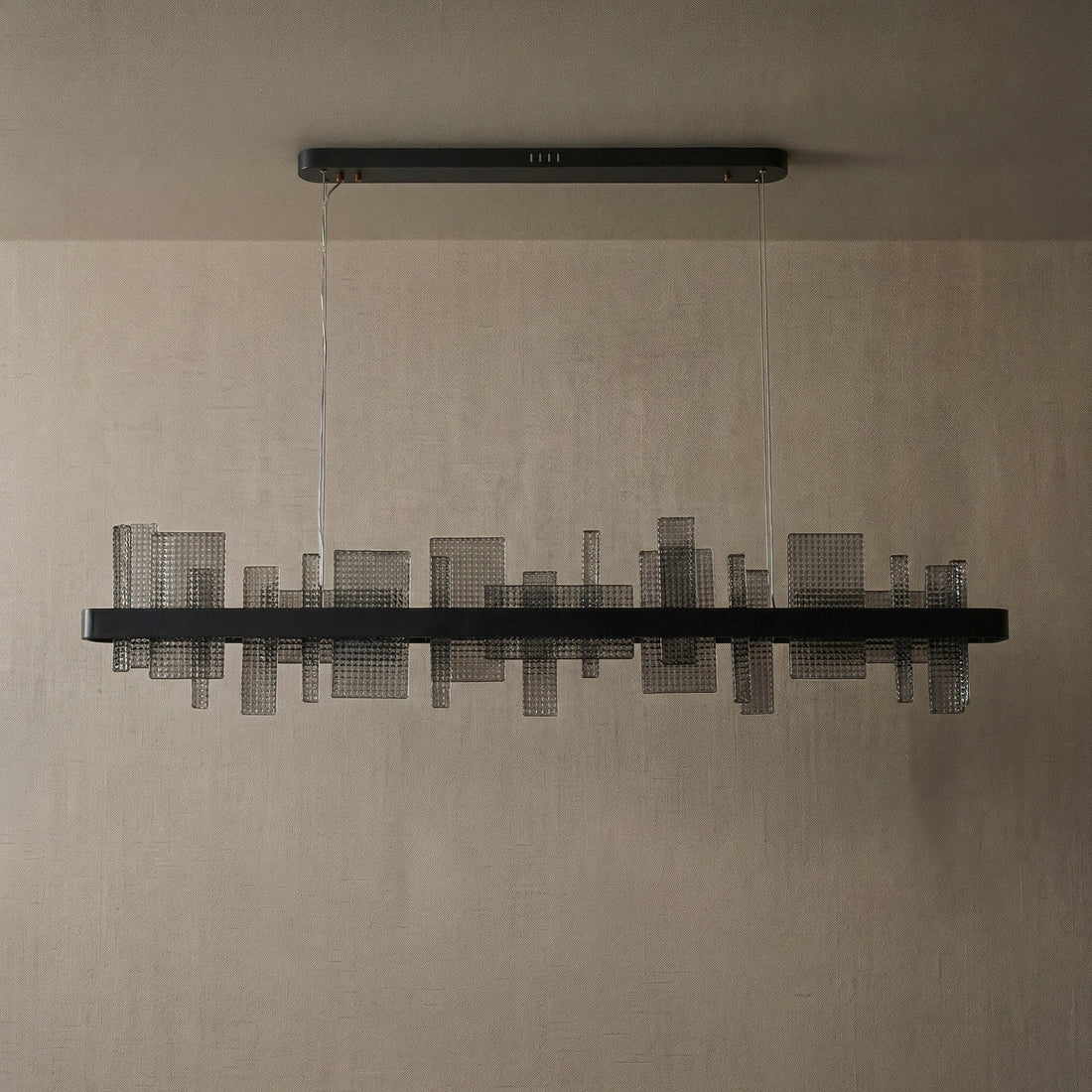 Lyra Round Glass Chandelier